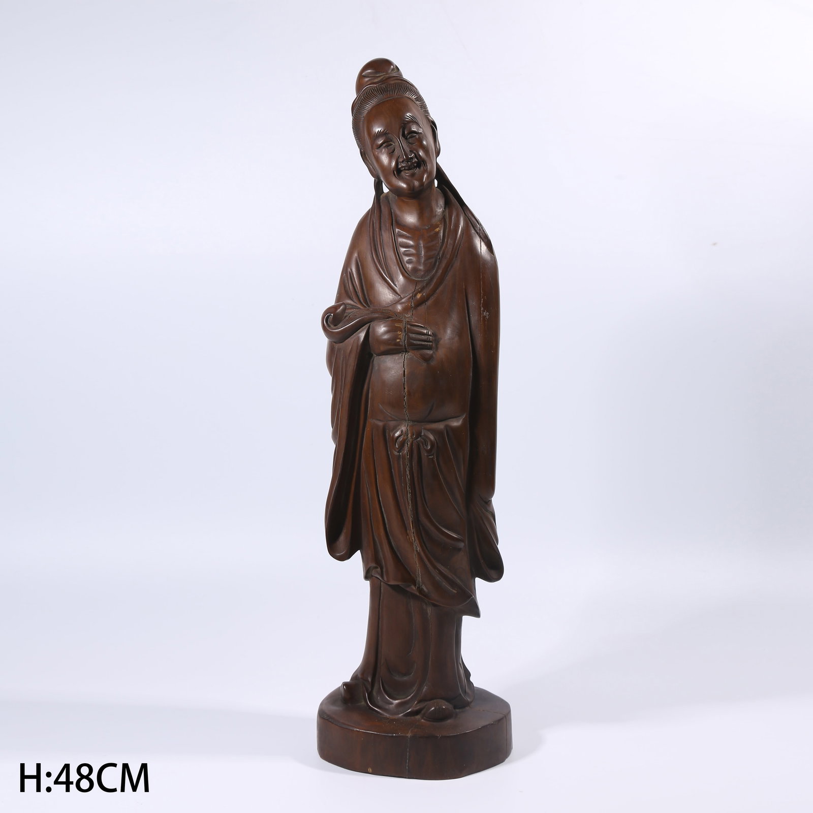 A HUANGHUALI WOOD FIGURE ORNAMENT (1 of 9)