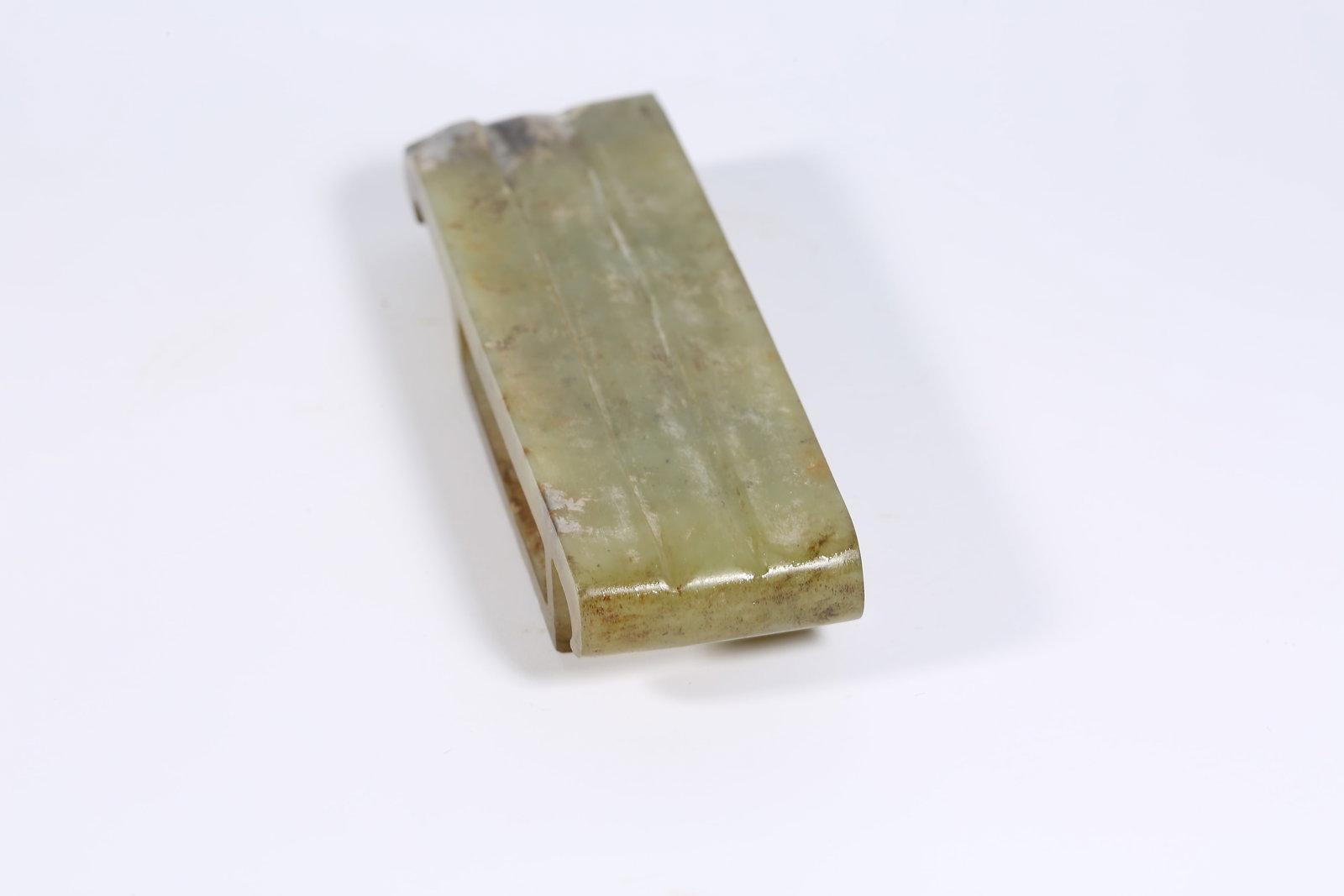 A ANCIENT JADE SWORD FITTING - 2
