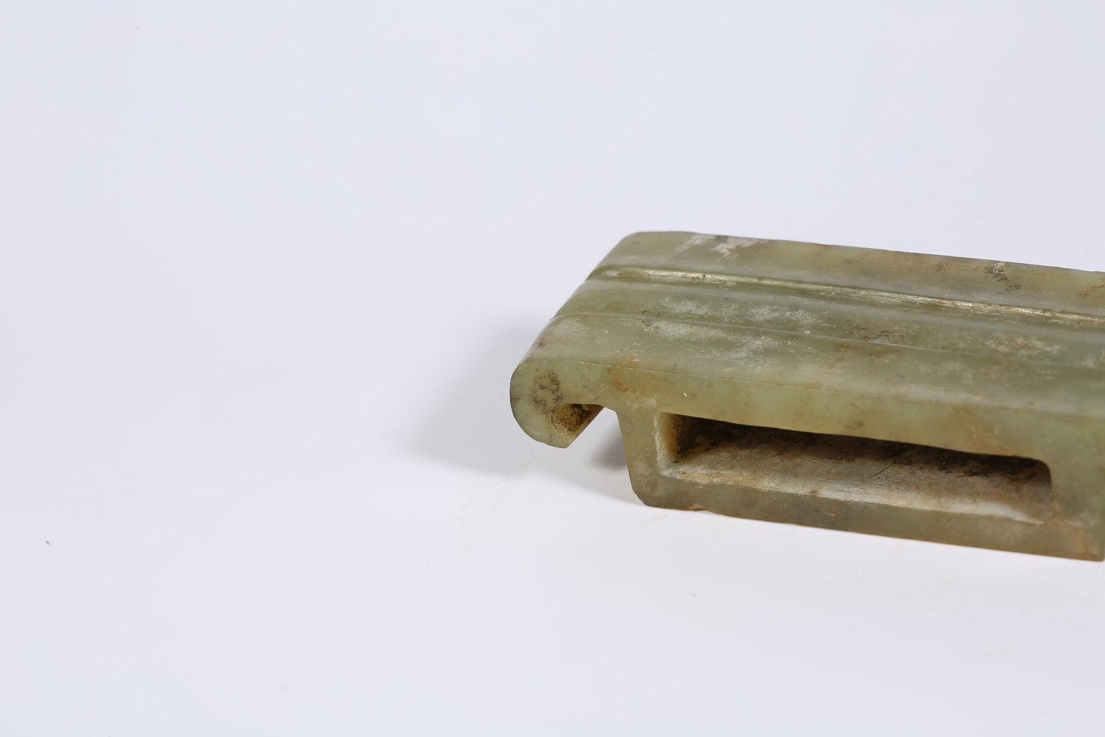 A ANCIENT JADE SWORD FITTING - 6