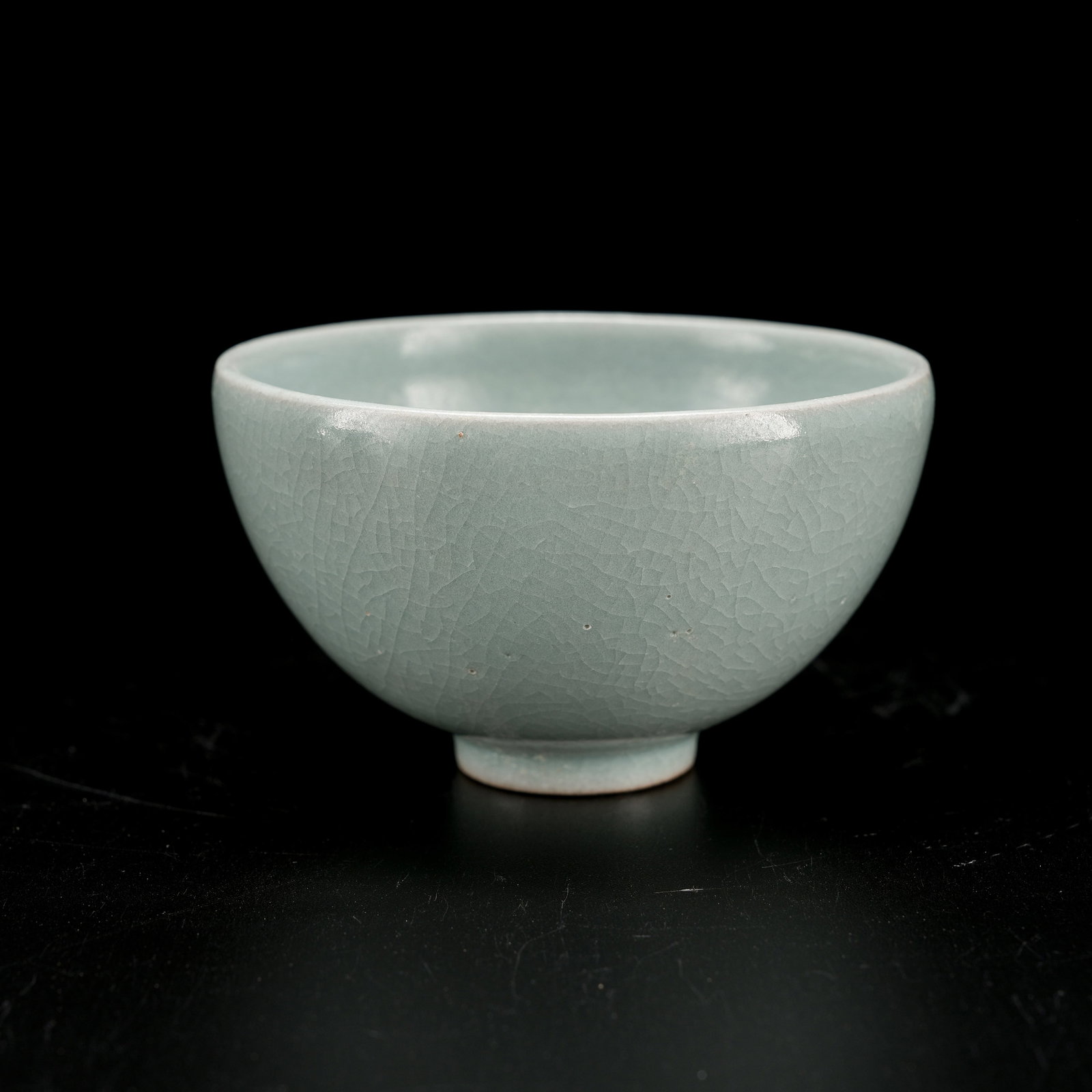 A SKY-BLUE GLAZED CUP (1 of 9)