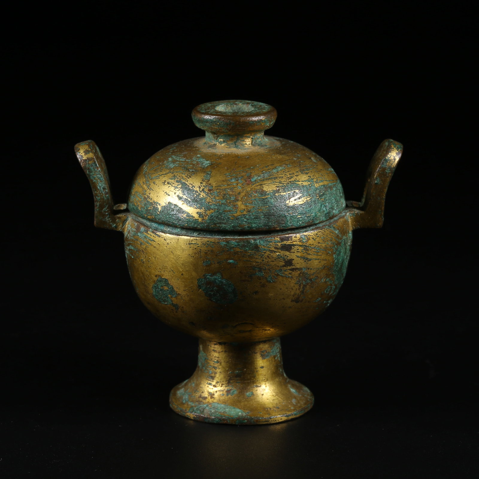 A GILT-BRONZE CENSER: Gilt-Bronze Censer