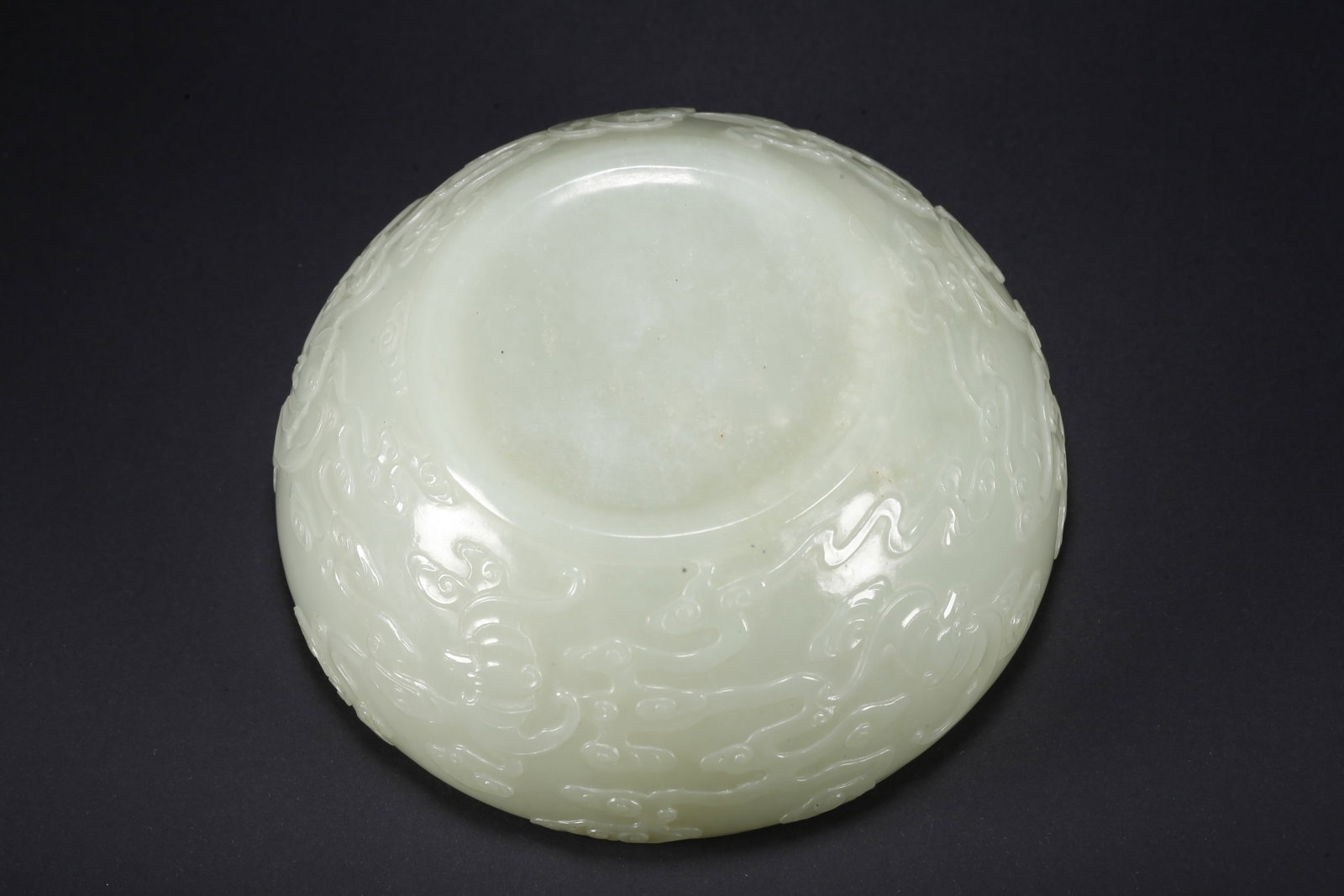 A HETIAN JADE WASHER WITH CLOUD AND FU PATTERN - 8