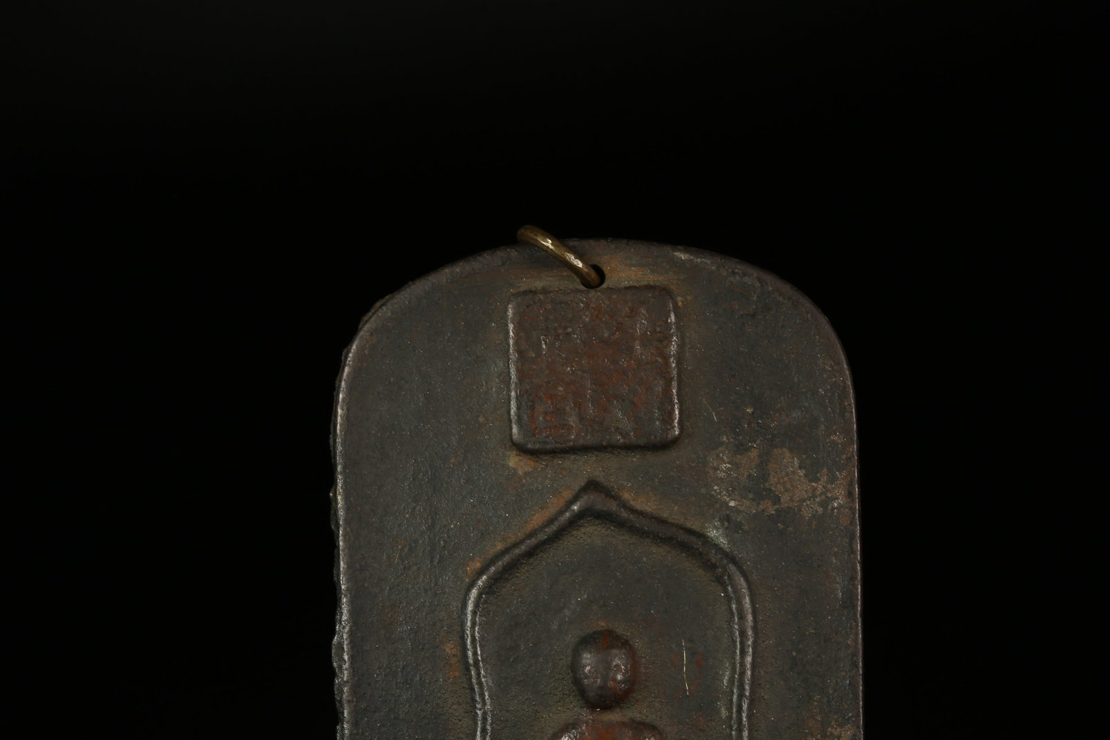 A BRONZE BUDDHIST TABLET - 2