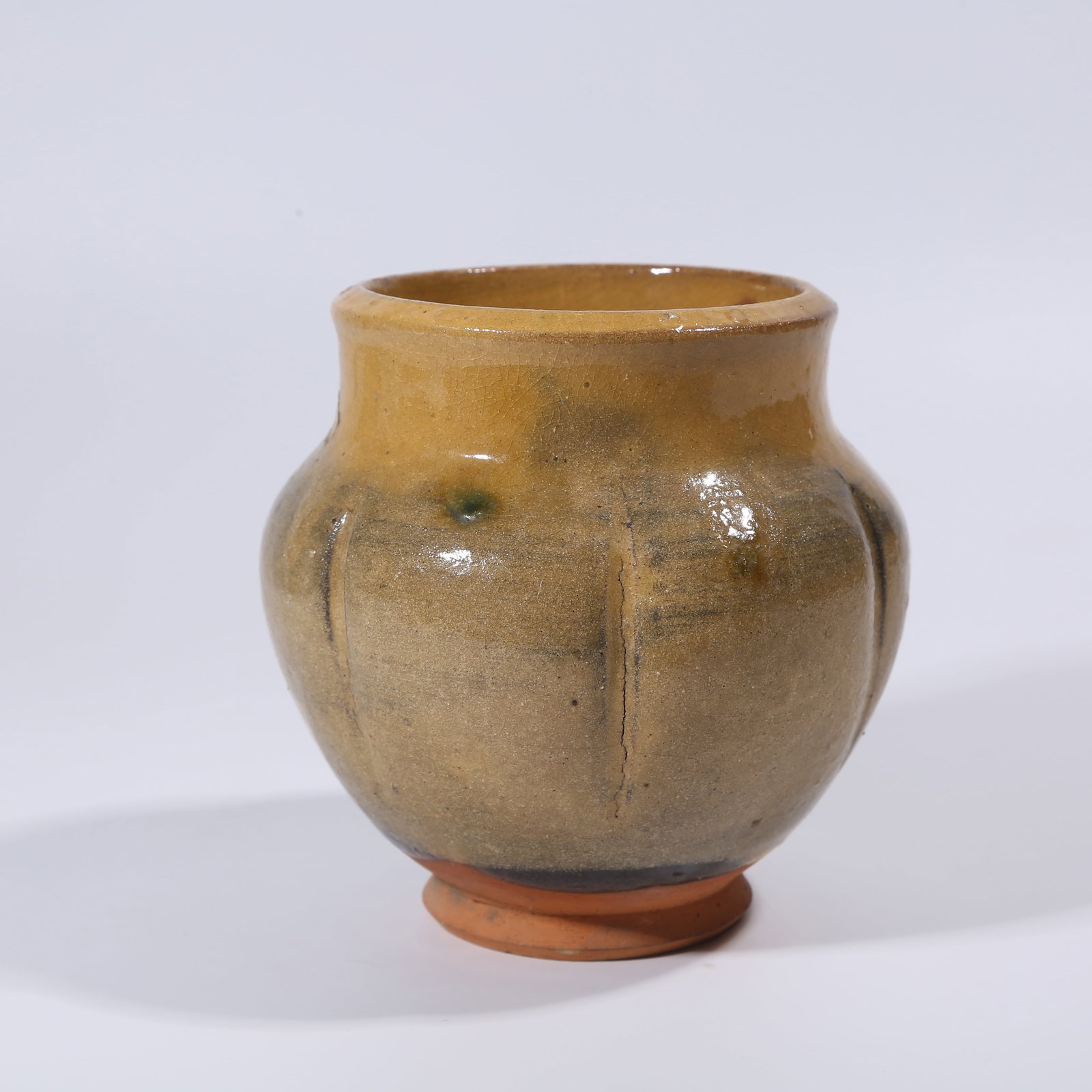 A OLD KILN RIBBED MELON JAR (1 of 9)