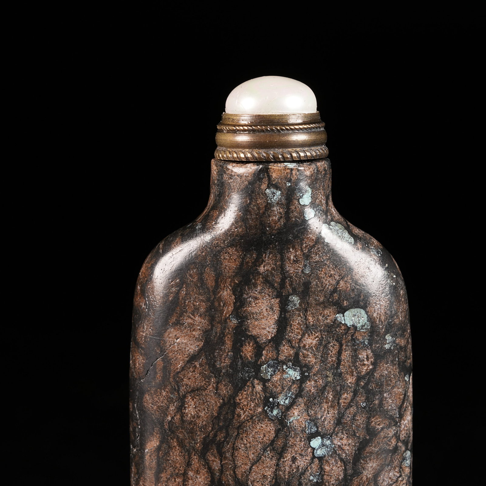A TURQUOISE SNUFF BOTTLE - 2