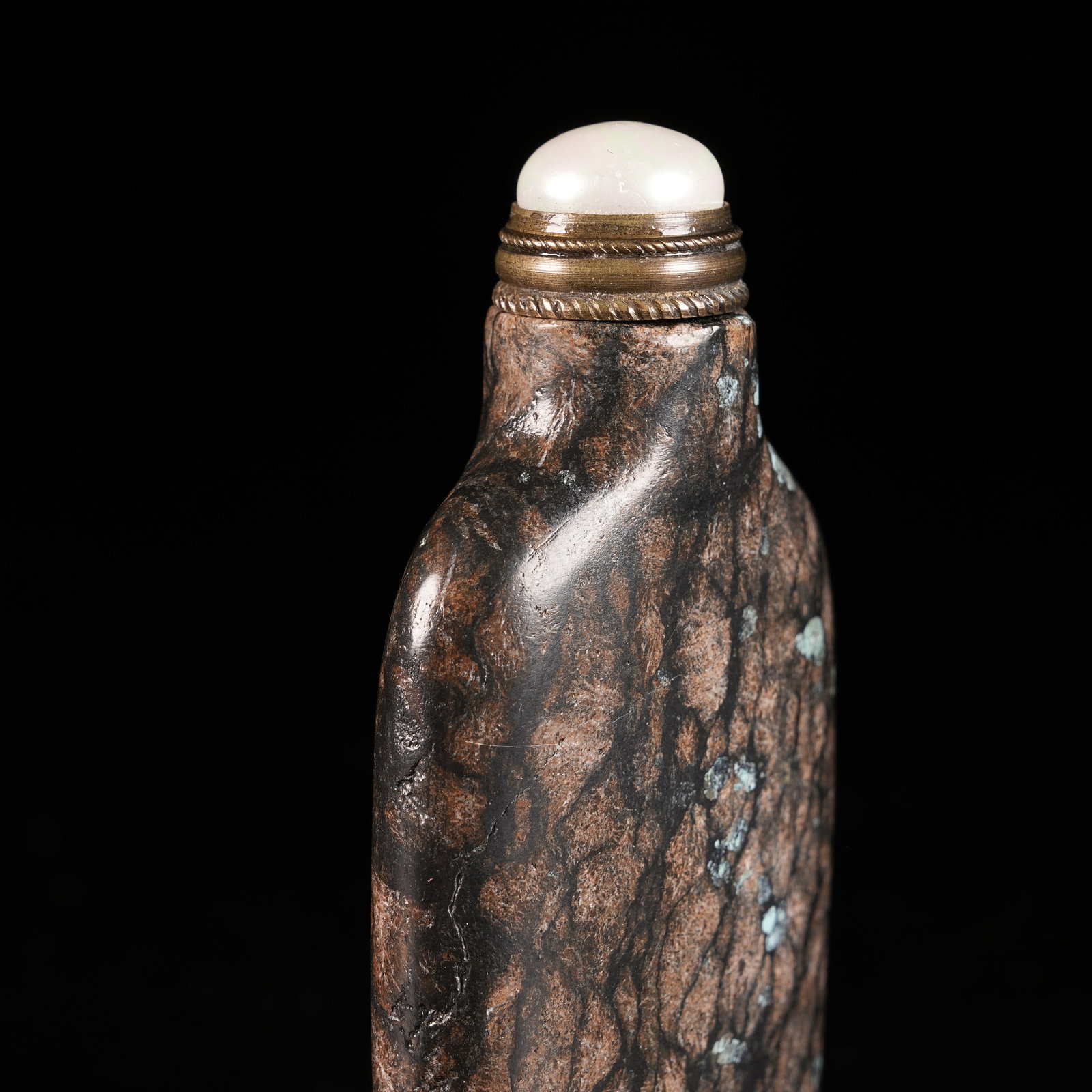 A TURQUOISE SNUFF BOTTLE - 4