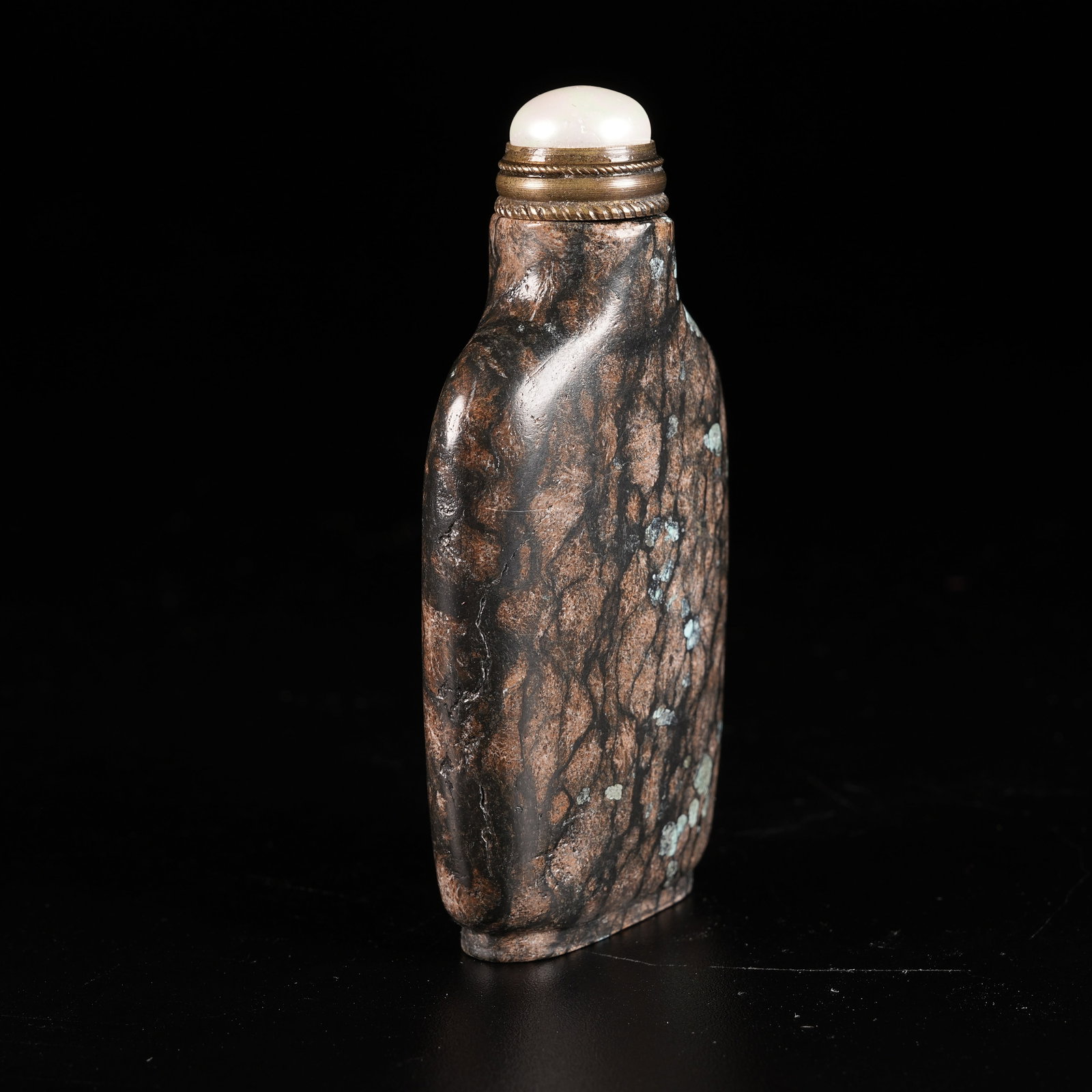 A TURQUOISE SNUFF BOTTLE - 5