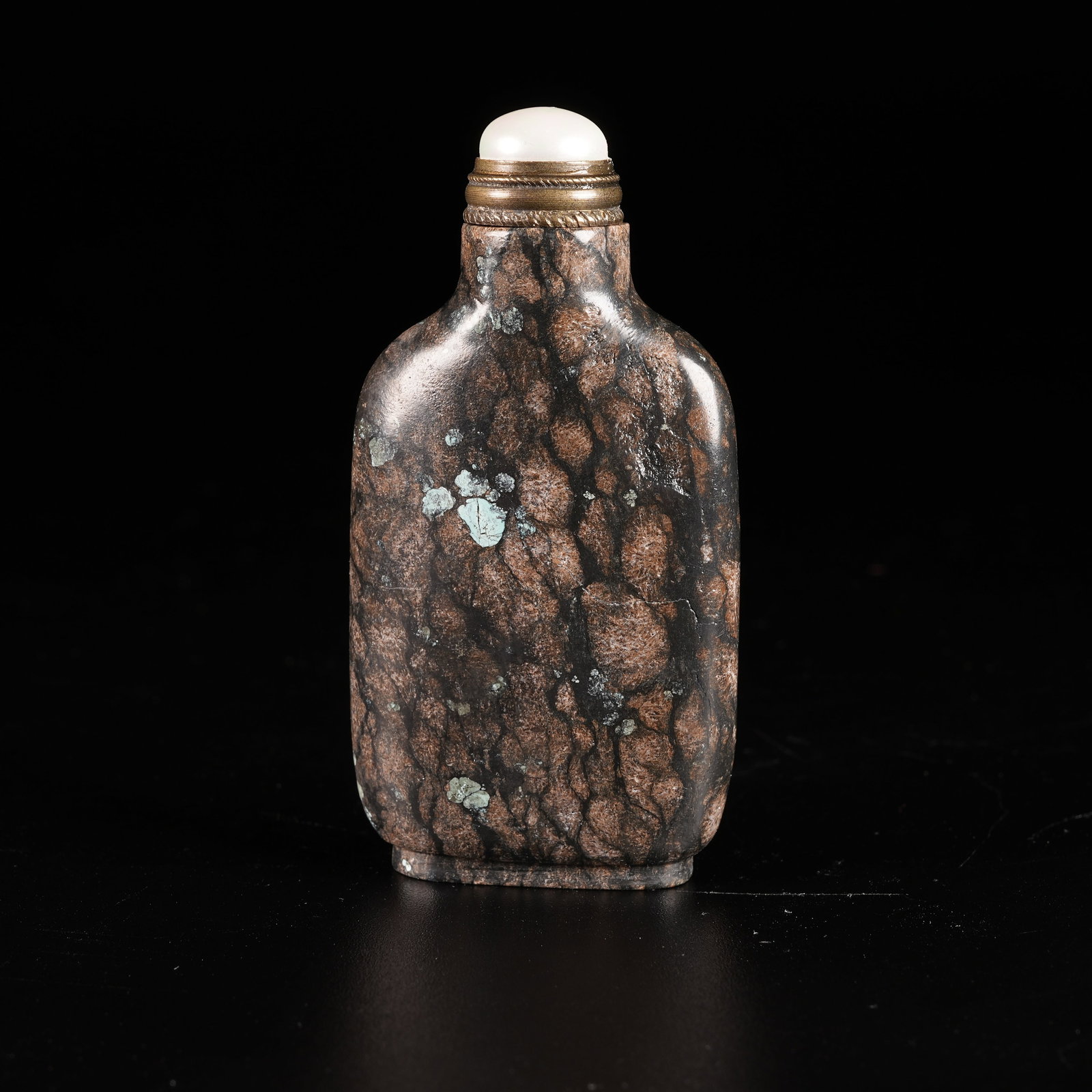 A TURQUOISE SNUFF BOTTLE - 7