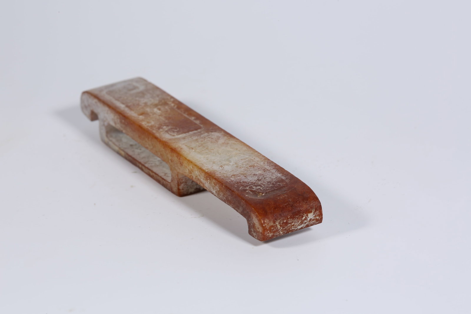 A ANCIENT JADE SWORD FITTING - 4