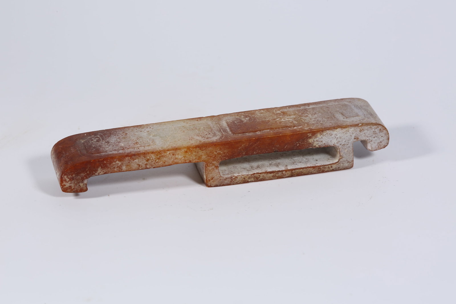 A ANCIENT JADE SWORD FITTING - 5