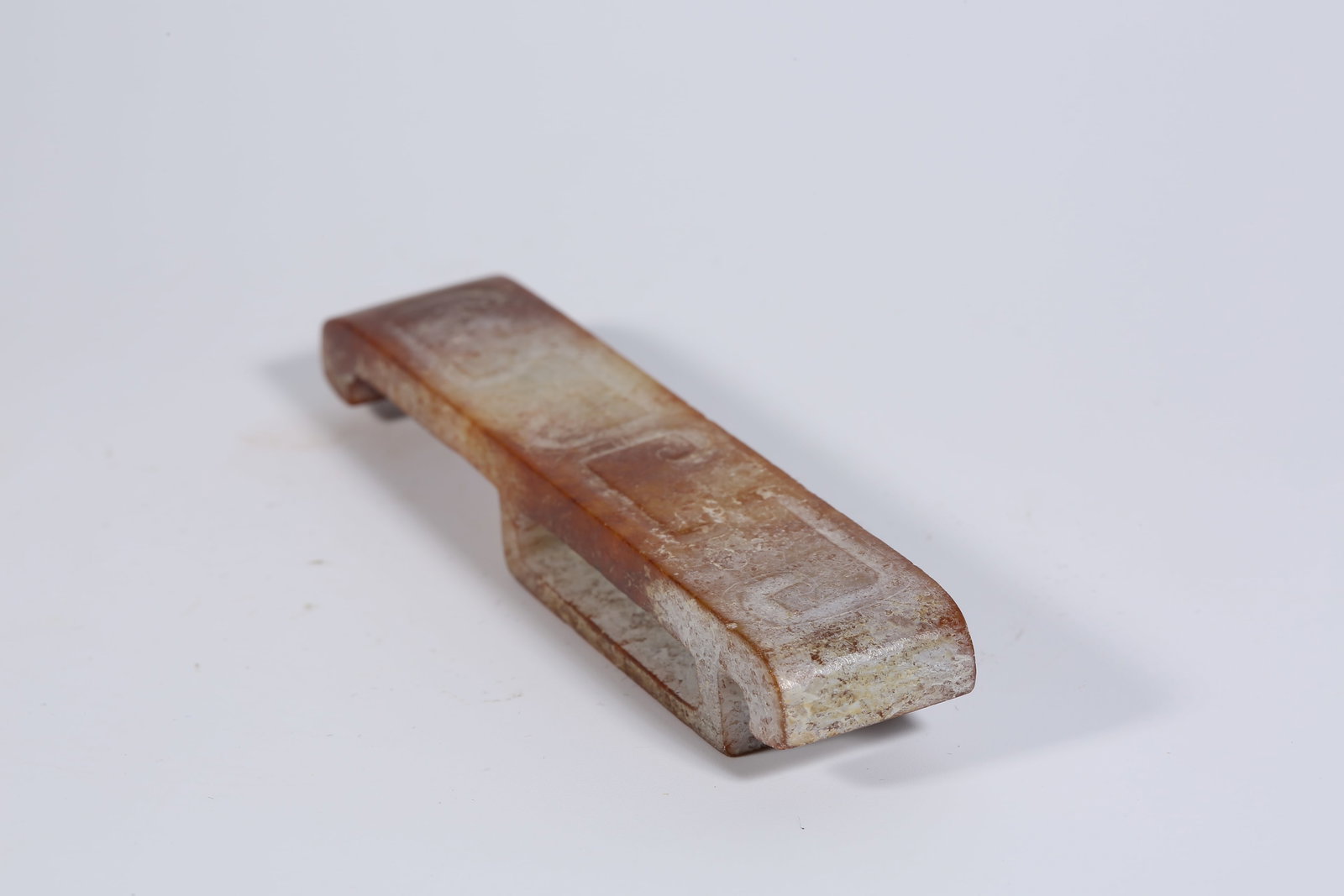 A ANCIENT JADE SWORD FITTING - 6