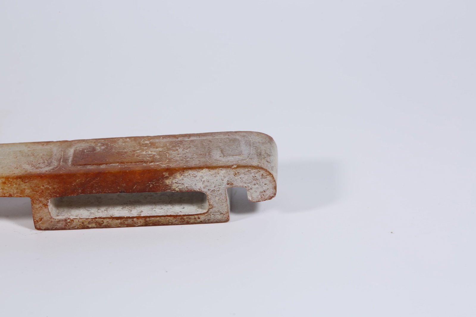 A ANCIENT JADE SWORD FITTING - 7