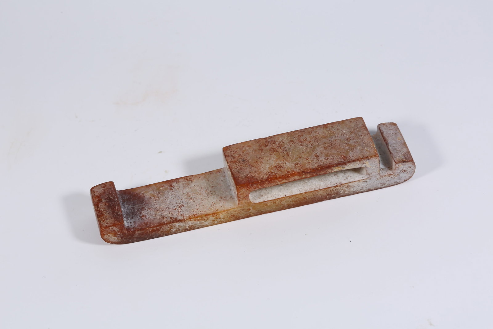 A ANCIENT JADE SWORD FITTING - 8