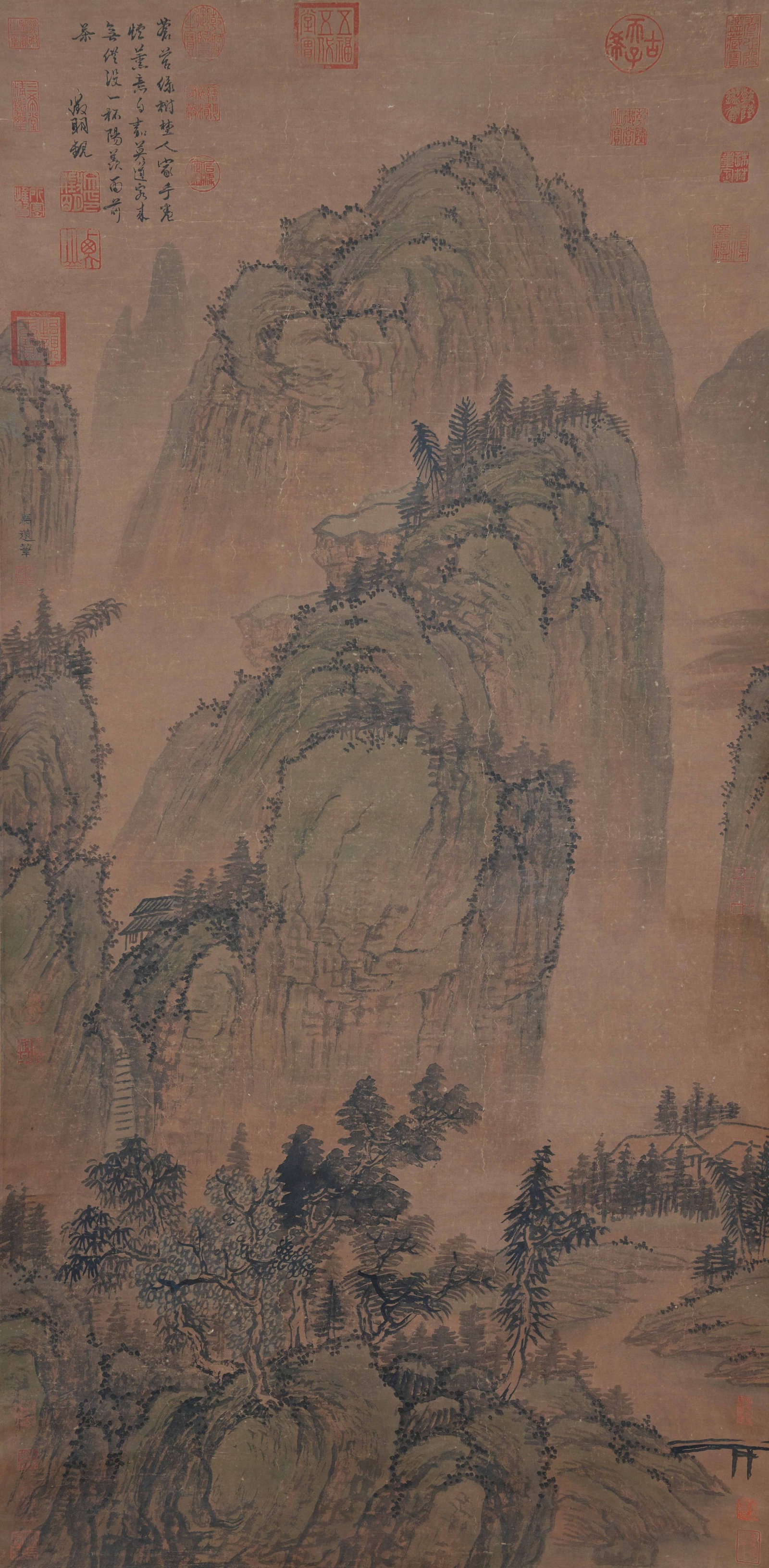 A LANDSCAPE PAINTING ON PAPER BY MA YUAN.馬遠 (1 of 10)