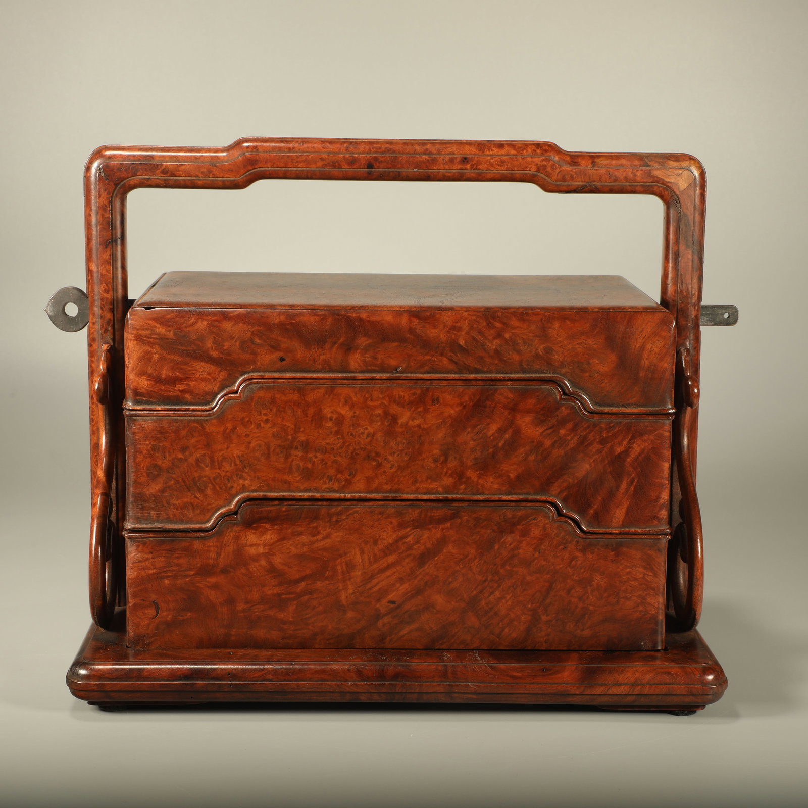 A HUANGHUALI CHERRY WOOD PORTABLE BOX (1 of 7)