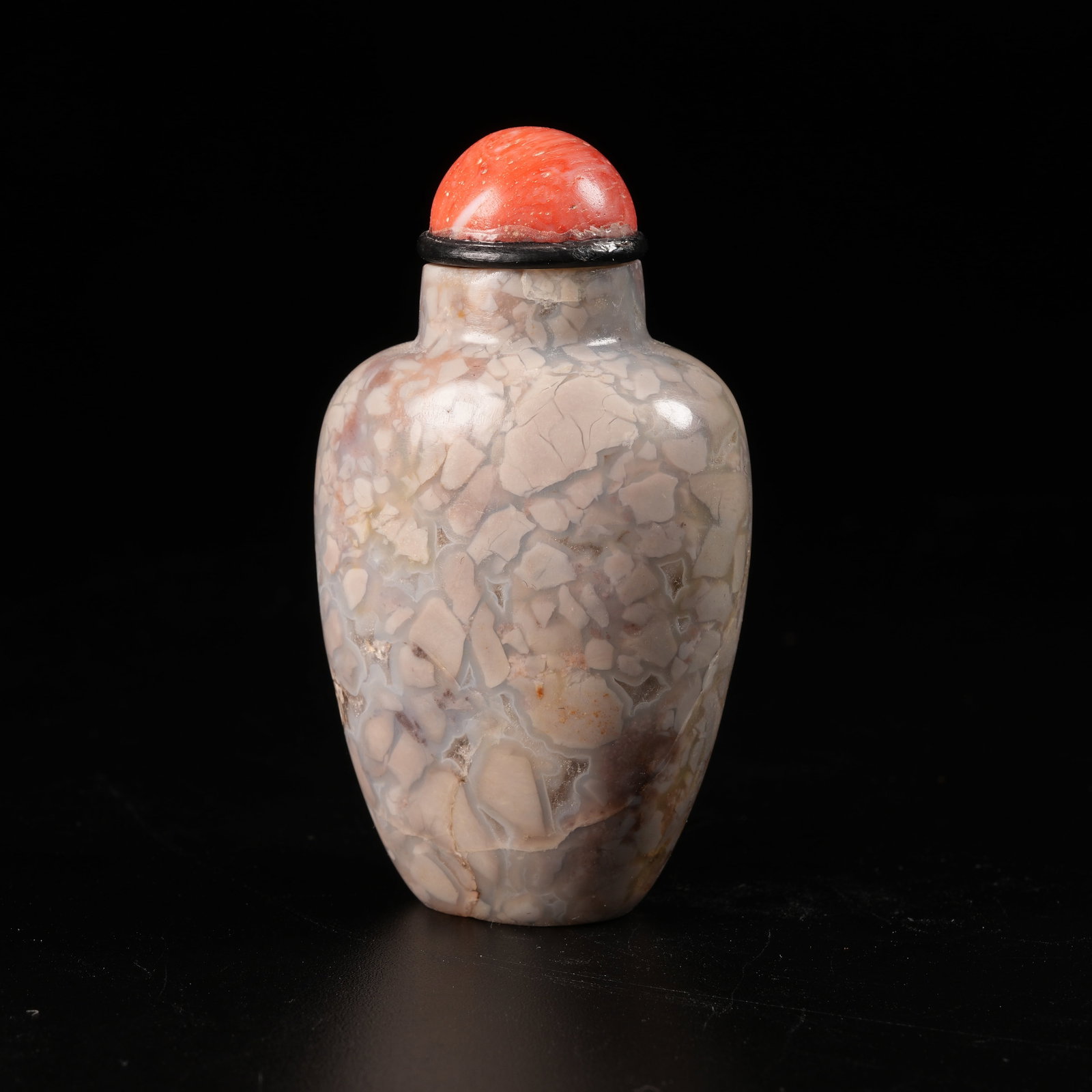 A "PATCH STONE" SNUFF BOTTLE (1 of 9)