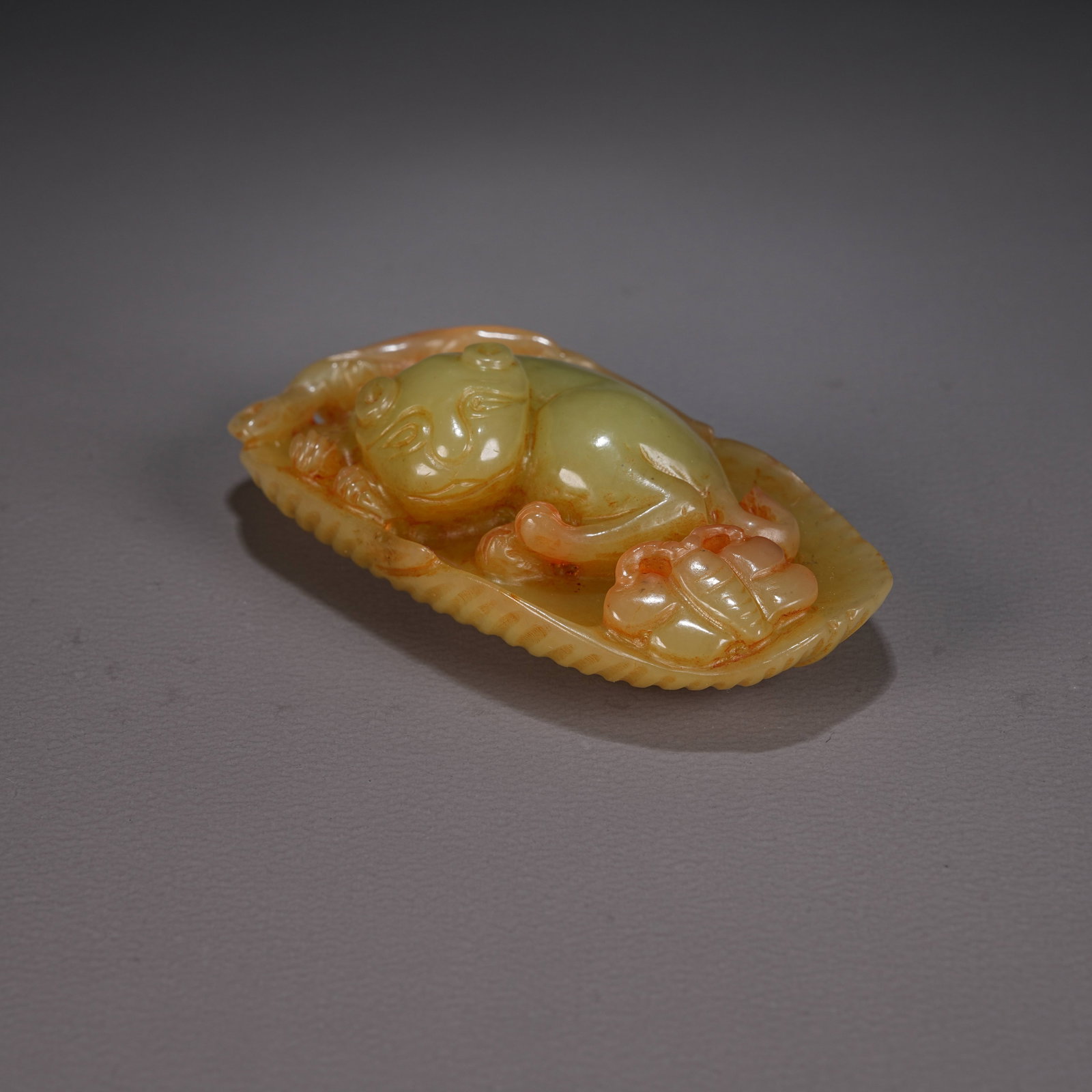 A HETIAN YELLOW JADE "MAODIE" (LONGEVITY) PENDANT (1 of 8)