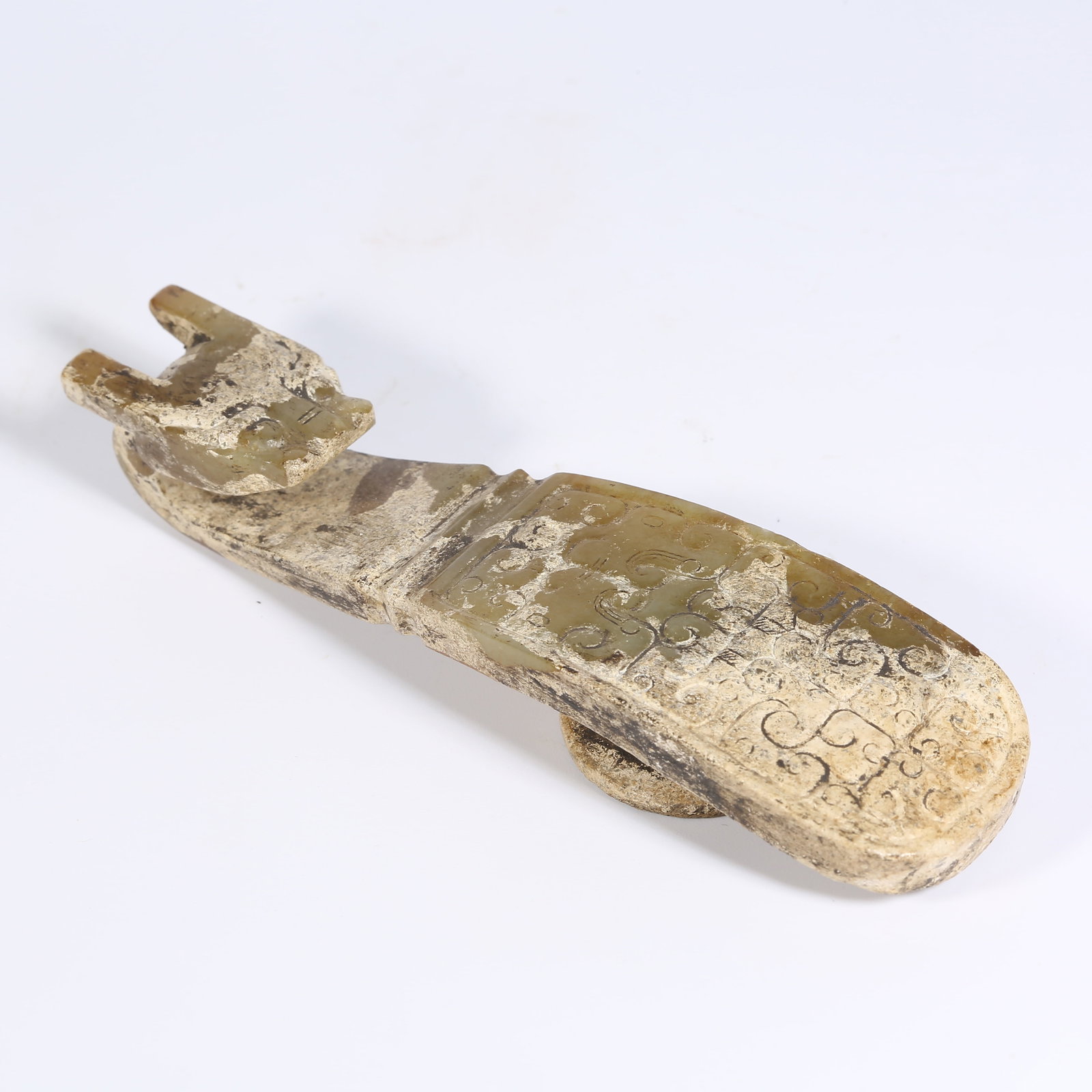 A ANCIENT JADE BELT HOOK (1 of 8)