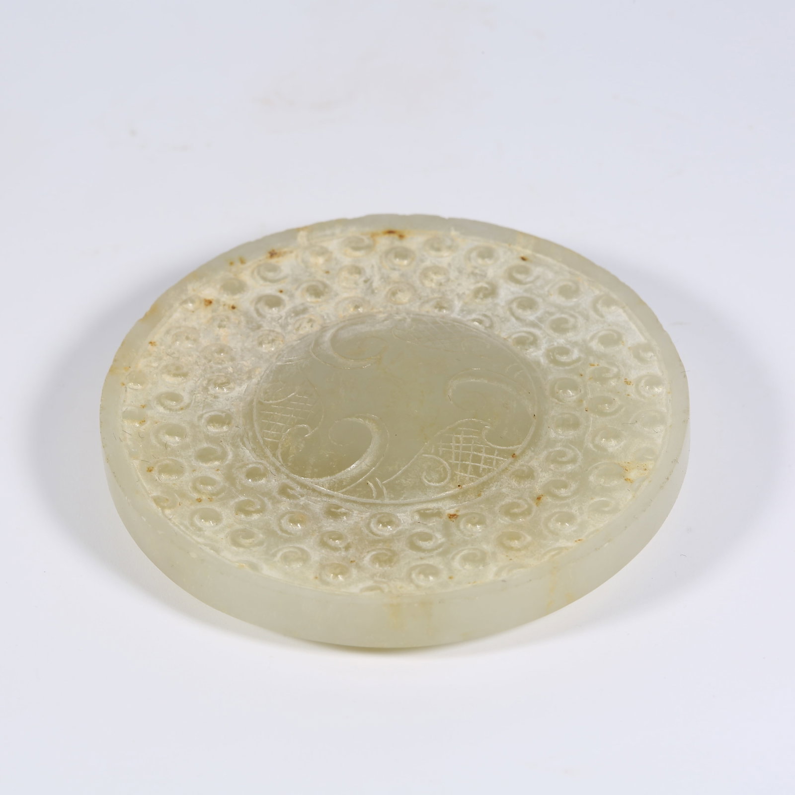 A ANCIENT JADE SWORD POMMEL (1 of 8)