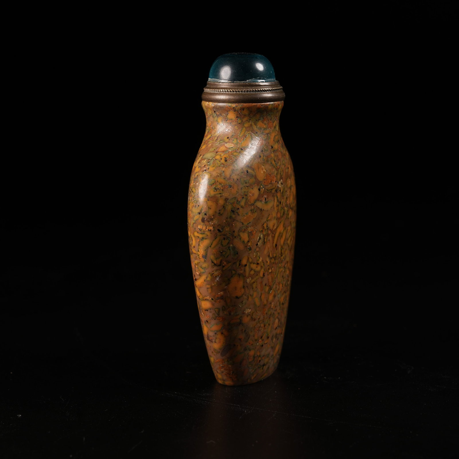 A STONE SNUFF BOTTLE - 5