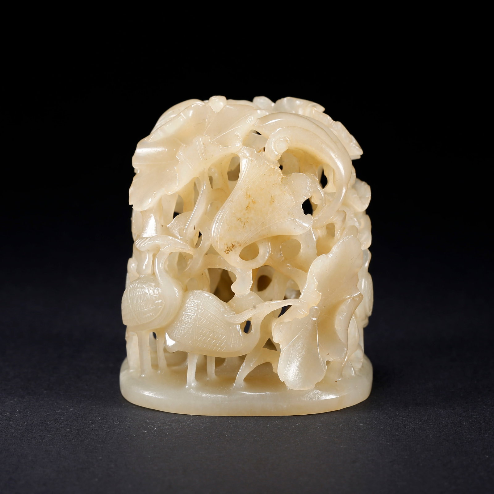 A HETIAN JADE BURNER COVER (1 of 9)