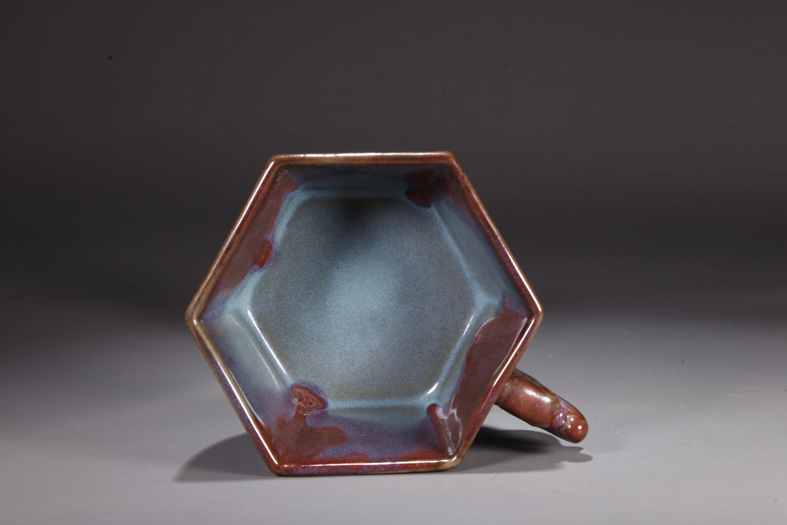 A JUN WARE DRAGON-EARED CUP - 8
