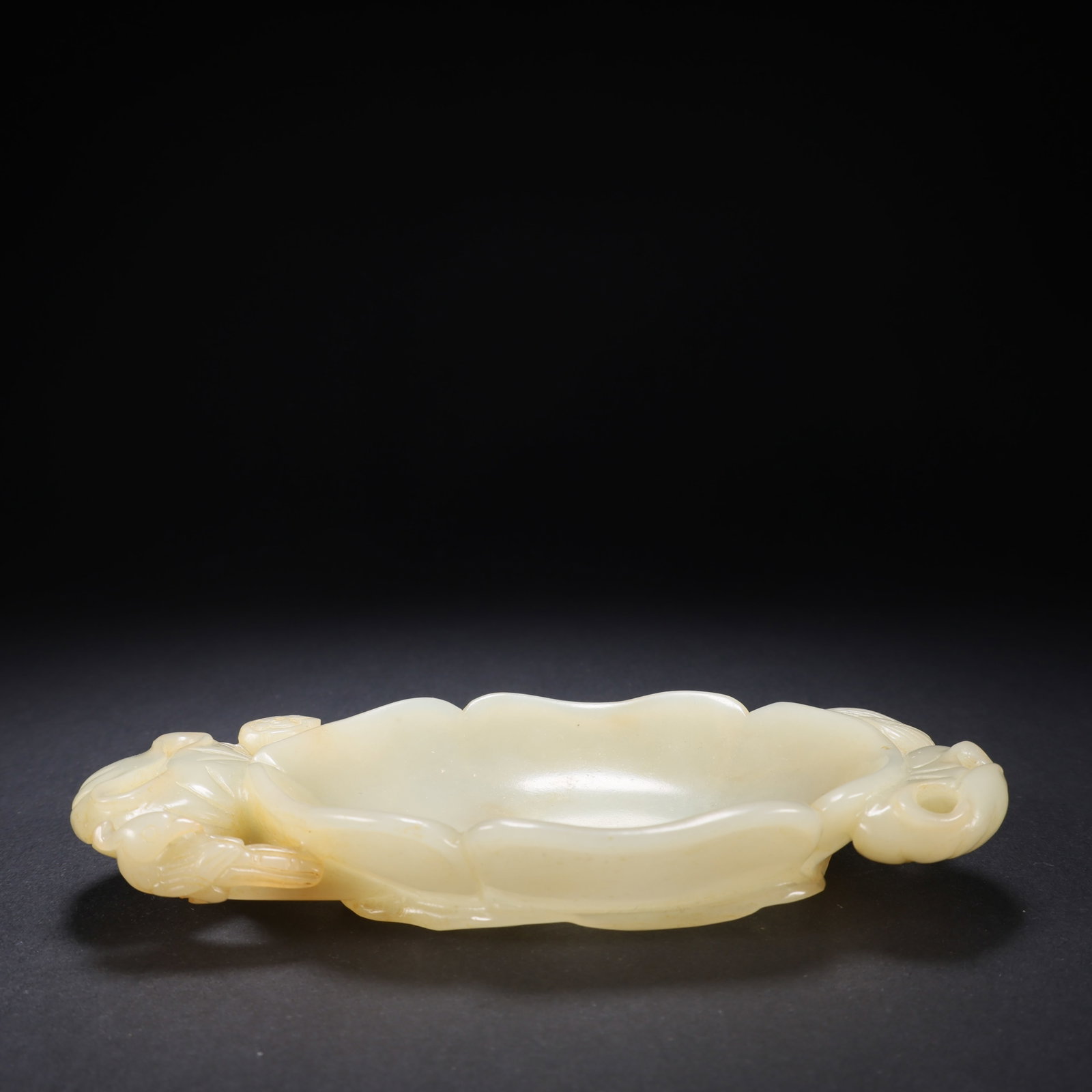 A HETIAN JADE PHOENIX AND LOTUS BRUSH WASHER (1 of 9)
