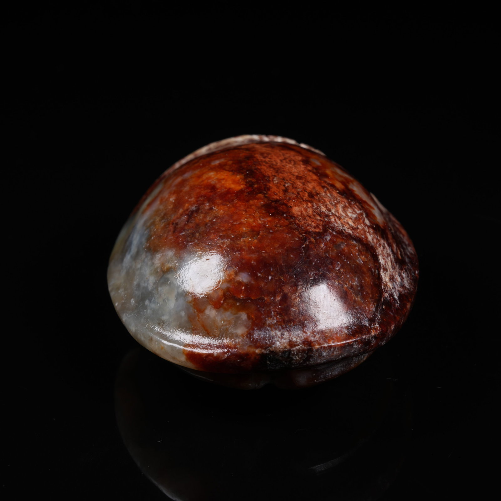 A ANCIENT JADE TURTLE SHELL PENDANT - 3