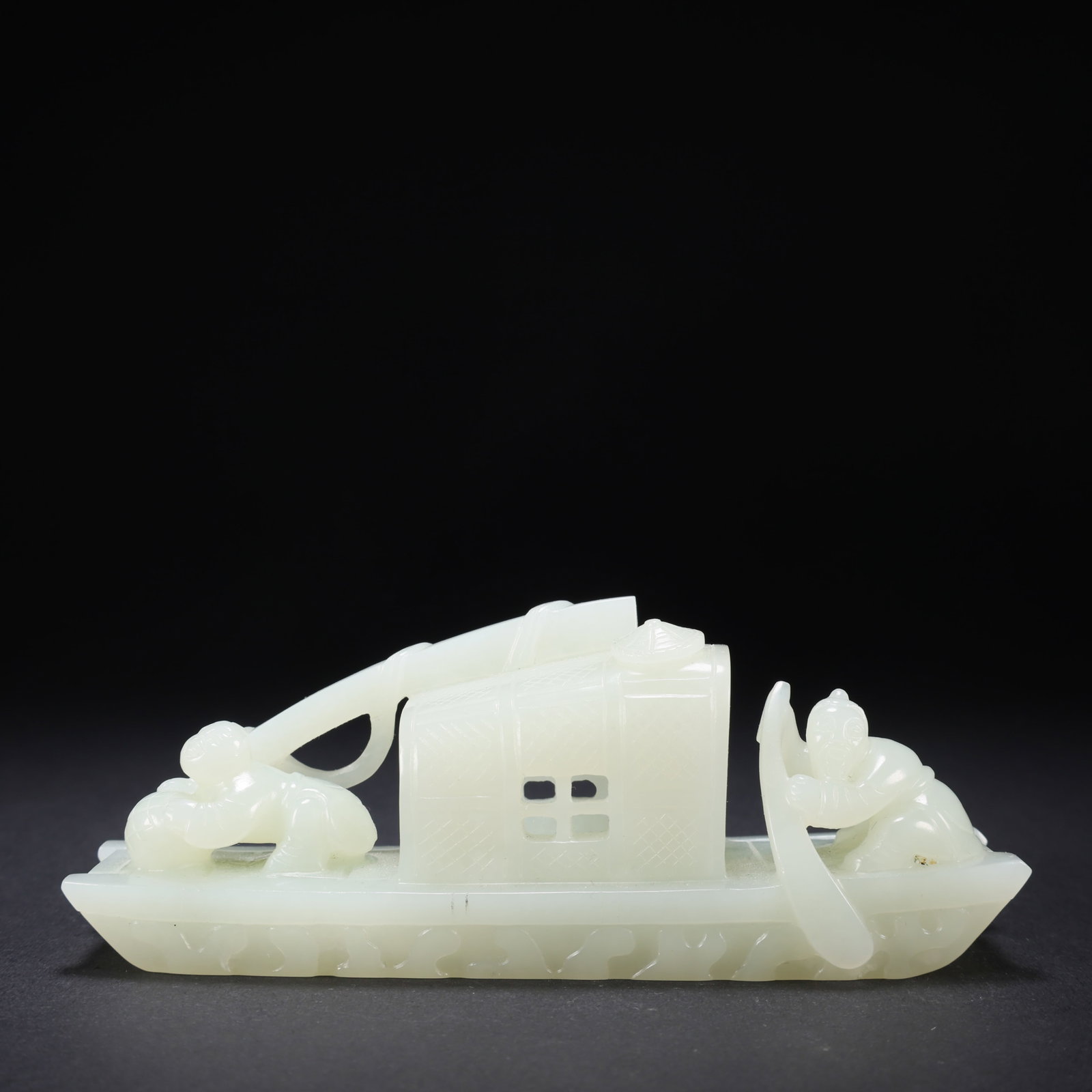 A HETIAN JADE FISHERMAN (1 of 9)