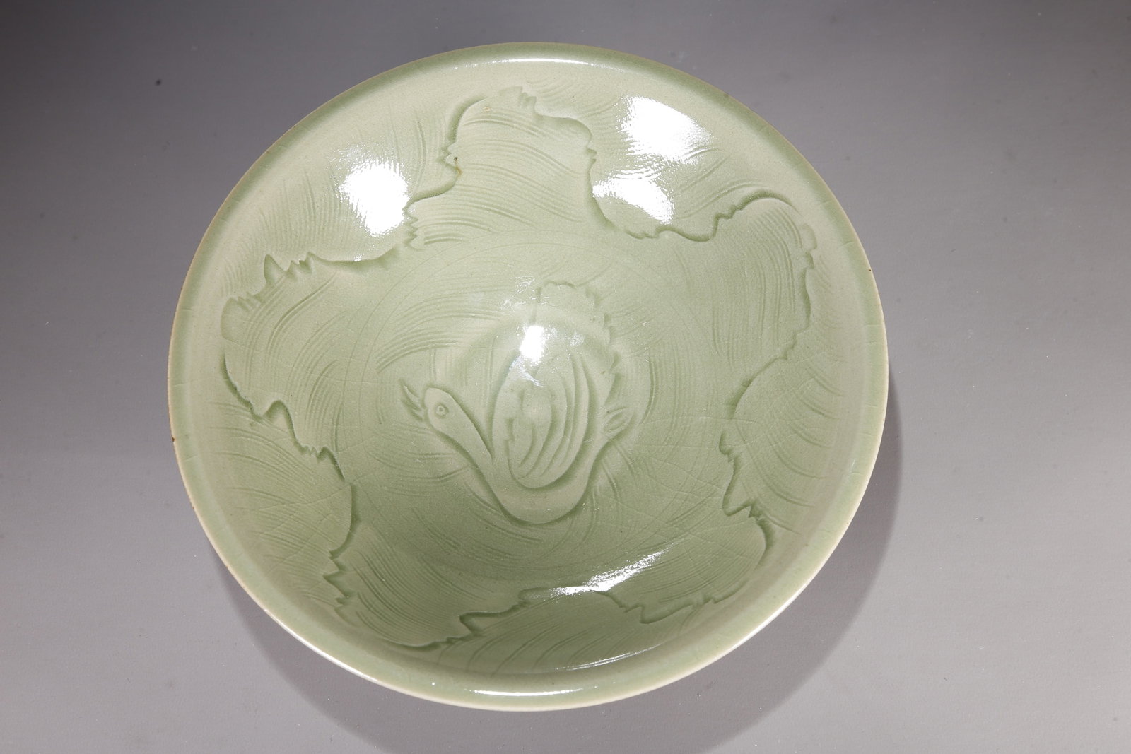 A YAOZHOU WARE WASHER WITH BEAST PATTERN - 7