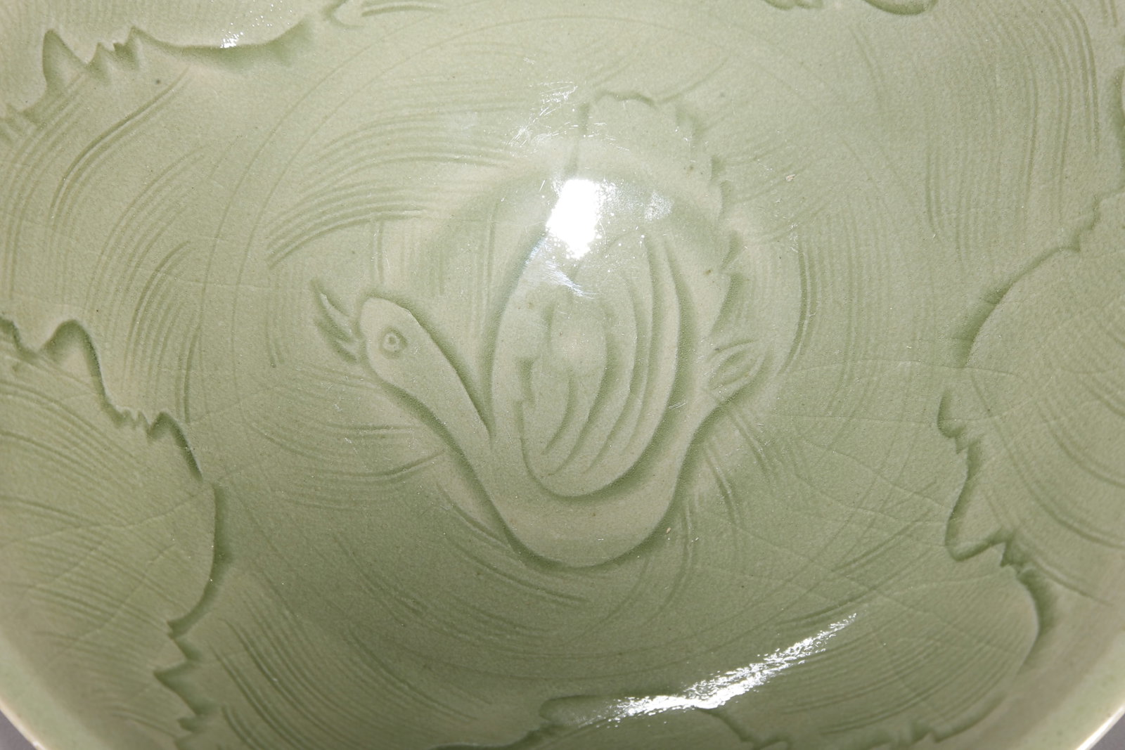 A YAOZHOU WARE WASHER WITH BEAST PATTERN - 8