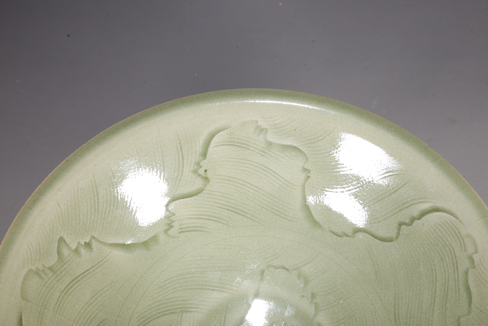 A YAOZHOU WARE WASHER WITH BEAST PATTERN - 9