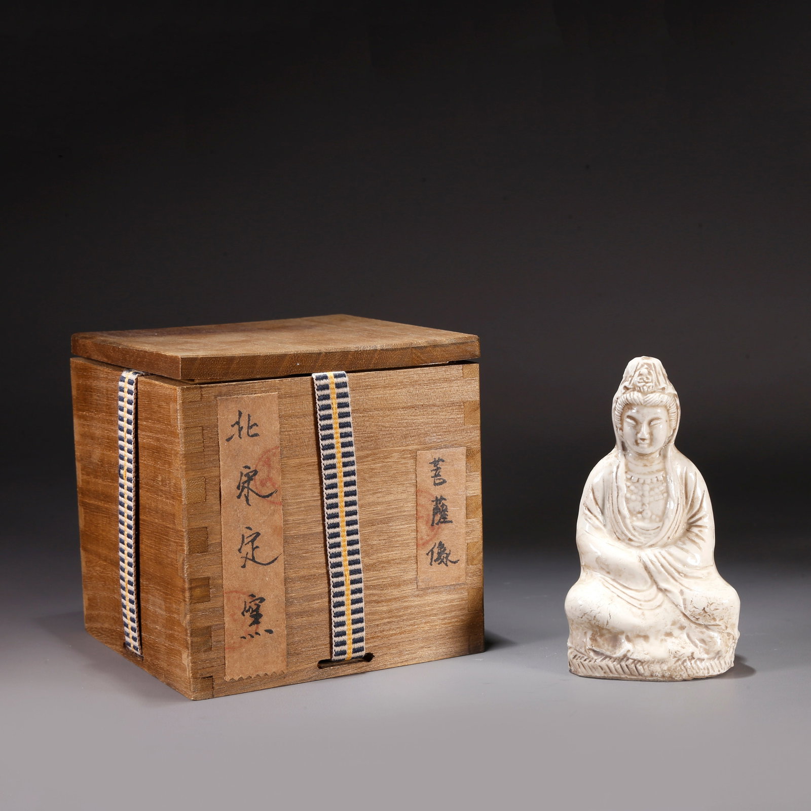 A DING WARE GUANYIN STATUE (1 of 10)