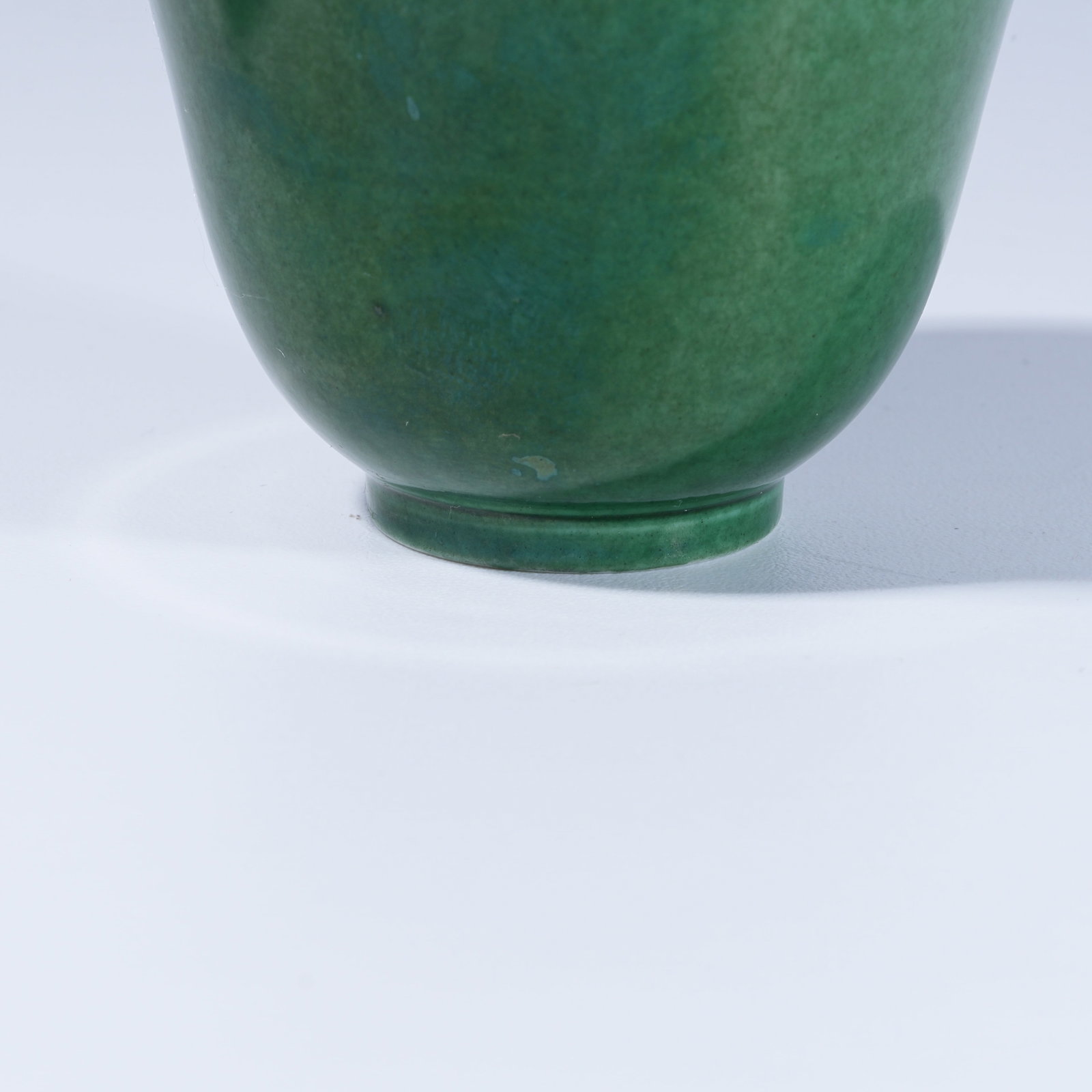 A GREEN GLAZE CUP - 6
