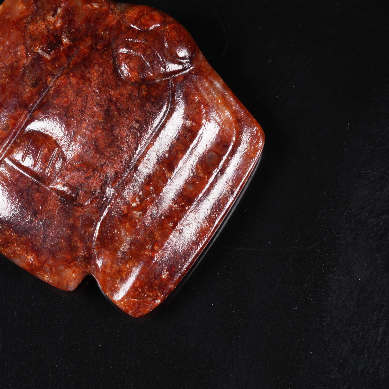 A ANCIENT JADE OWL - 2