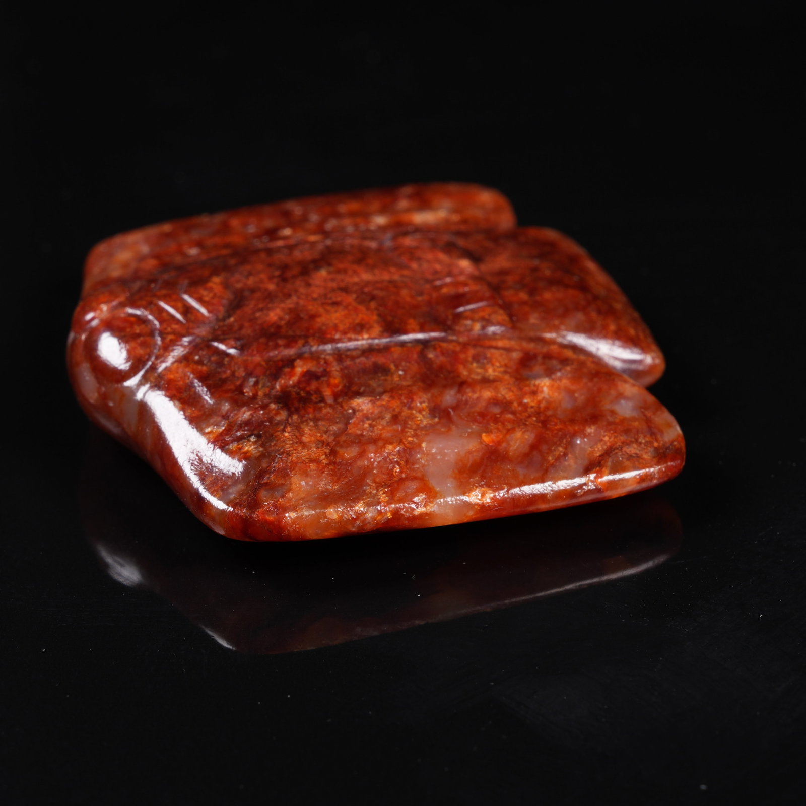 A ANCIENT JADE OWL - 7