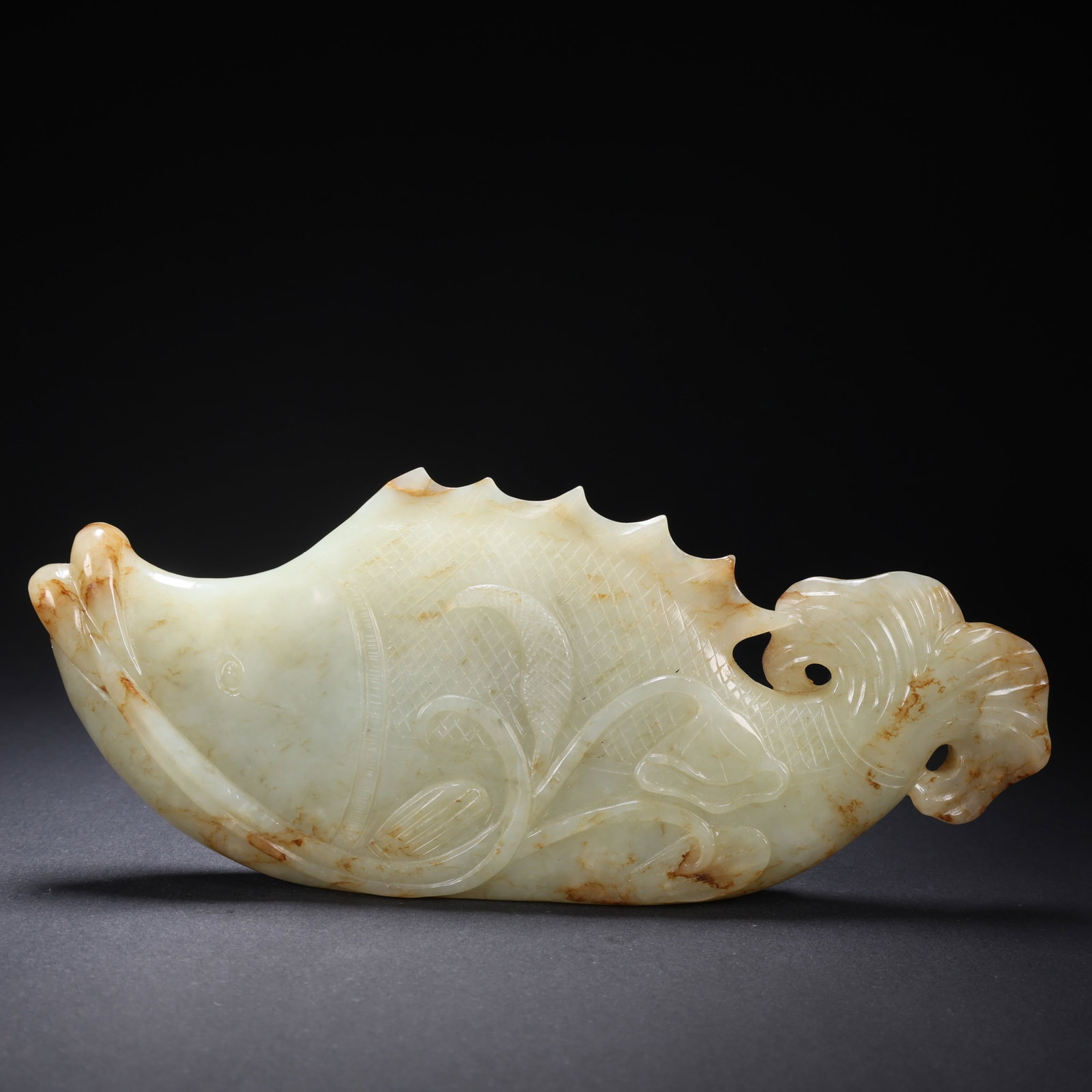 A HETIAN JADE "YEAR AFTER YEAR SURPLUS" (1 of 9)