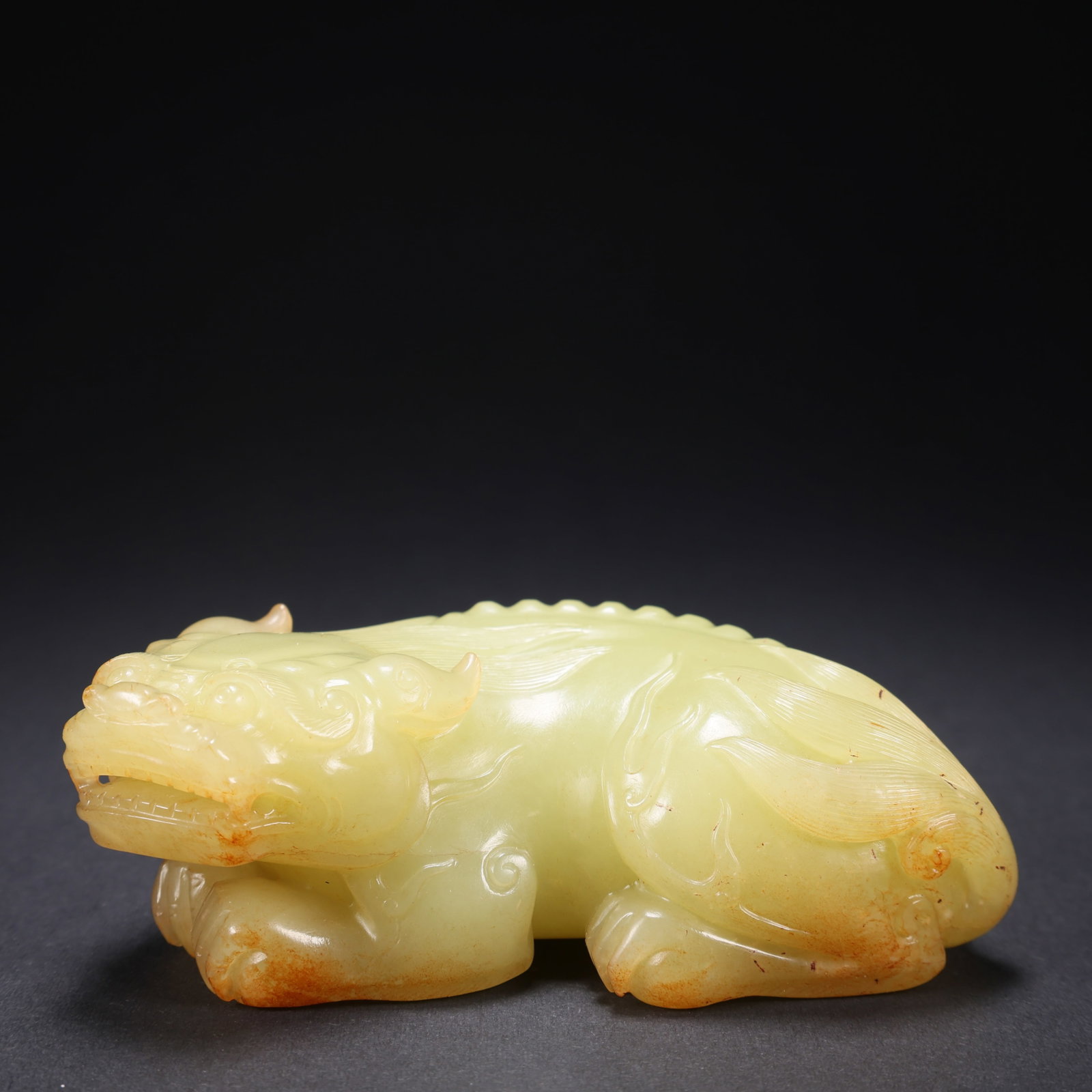 A TIANHUANG JADE CLIMBING BEAST (1 of 9)