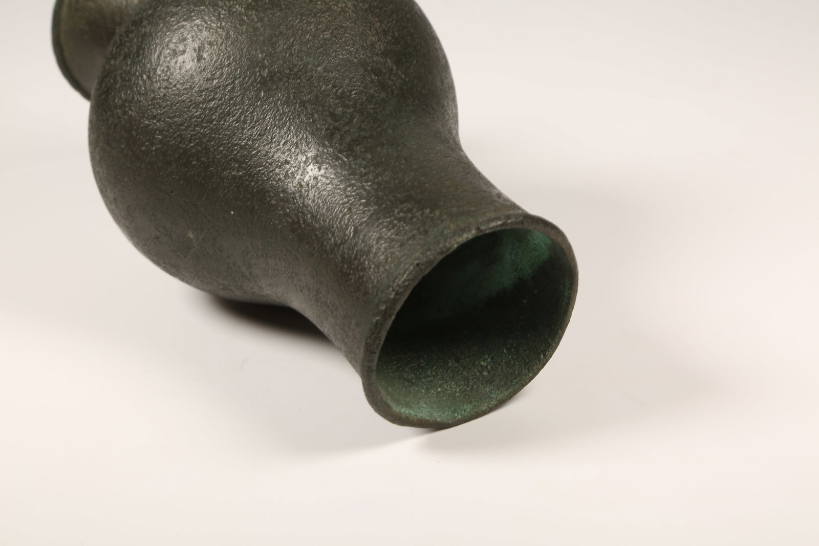 A BRONZE VASE - 8