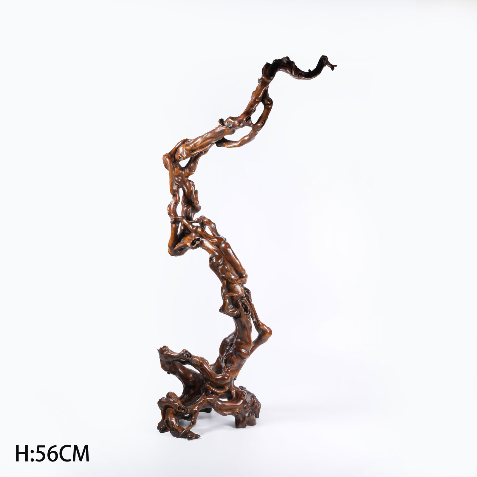 A HUANGHUALI ROOT CARVED BRUSH REST (1 of 11)