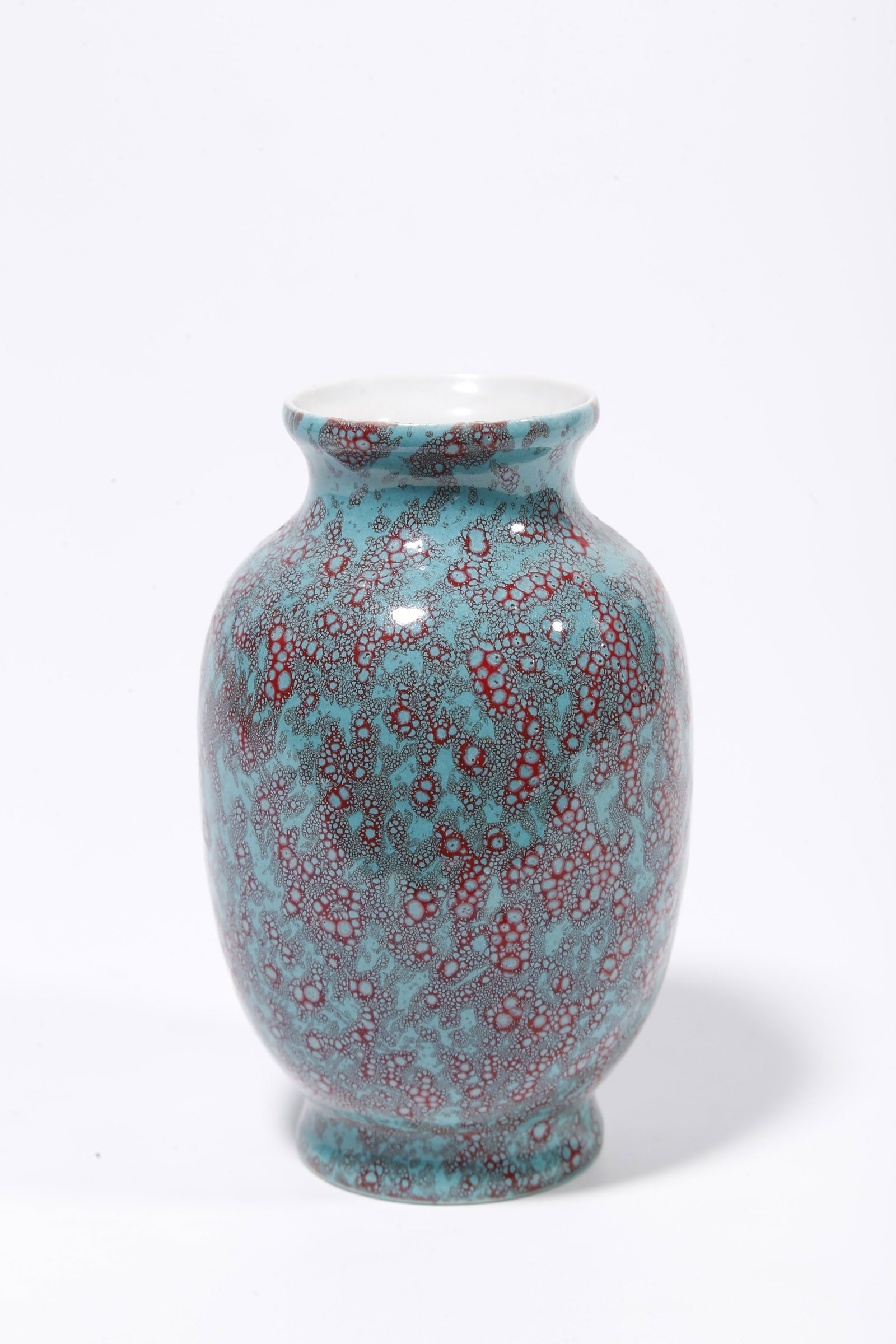 A JUN GLAZED APPRECIATION VASE - 2