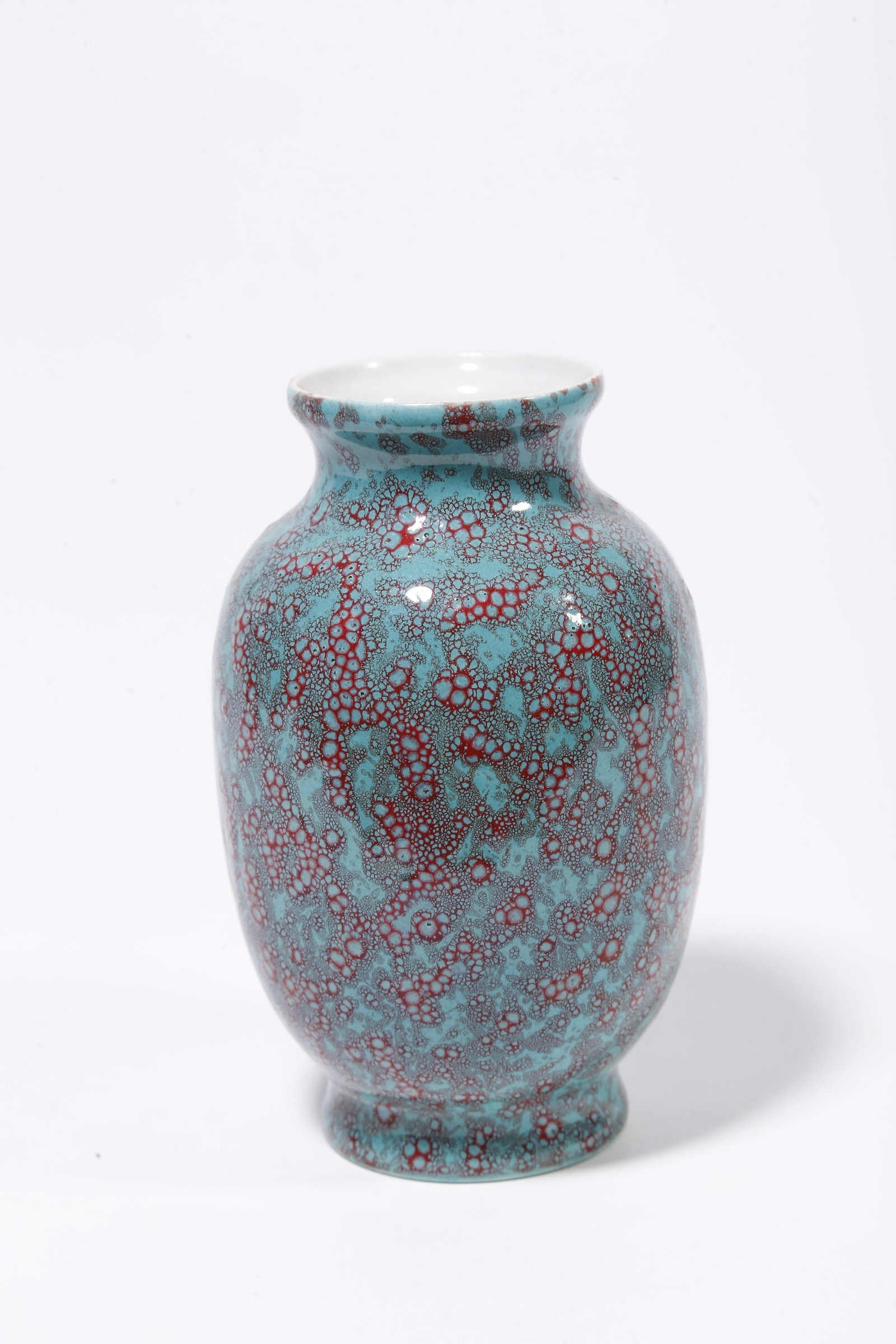A JUN GLAZED APPRECIATION VASE - 3
