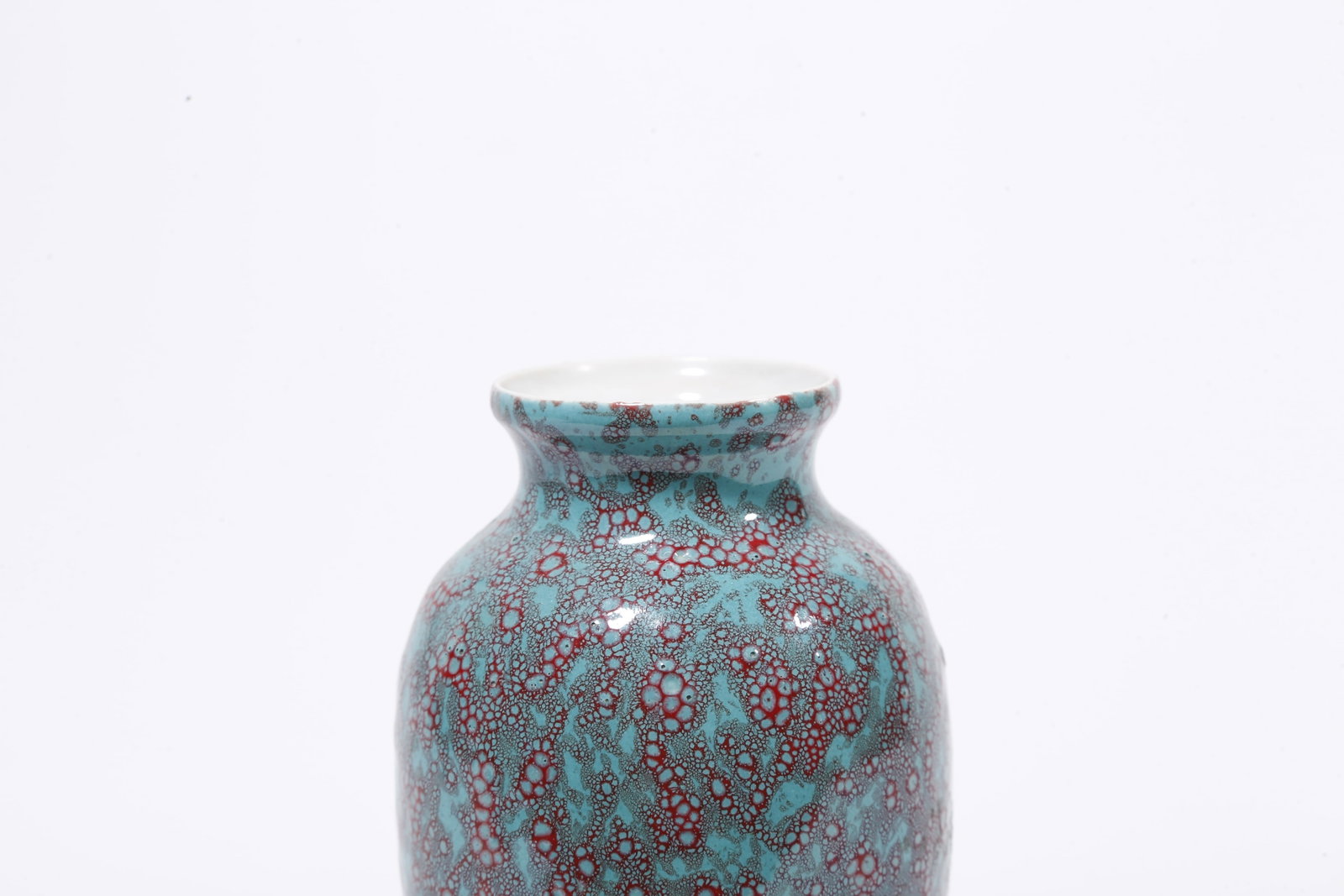 A JUN GLAZED APPRECIATION VASE - 5