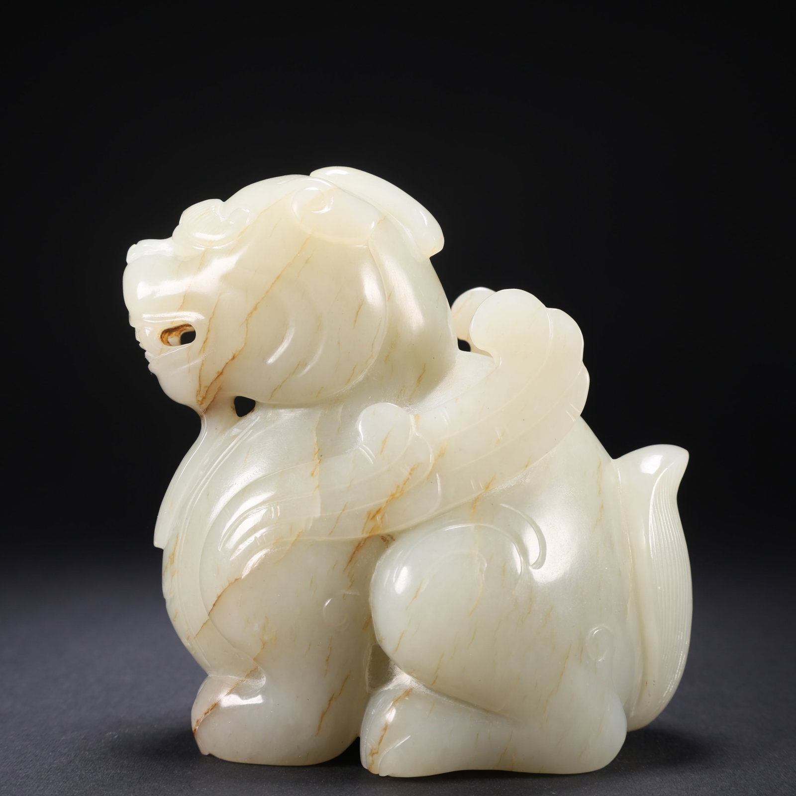 A HETIAN JADE AUSPICIOUS BEAST (1 of 9)