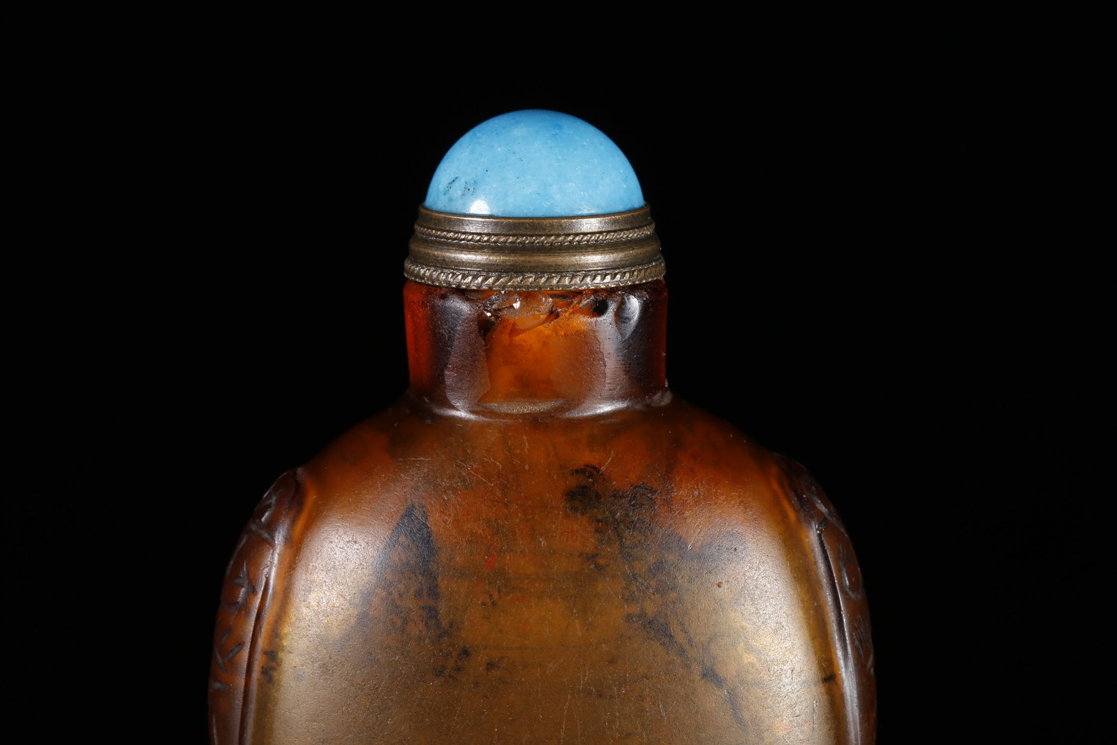 A CRYSTAL SNUFF BOTTLE - 2