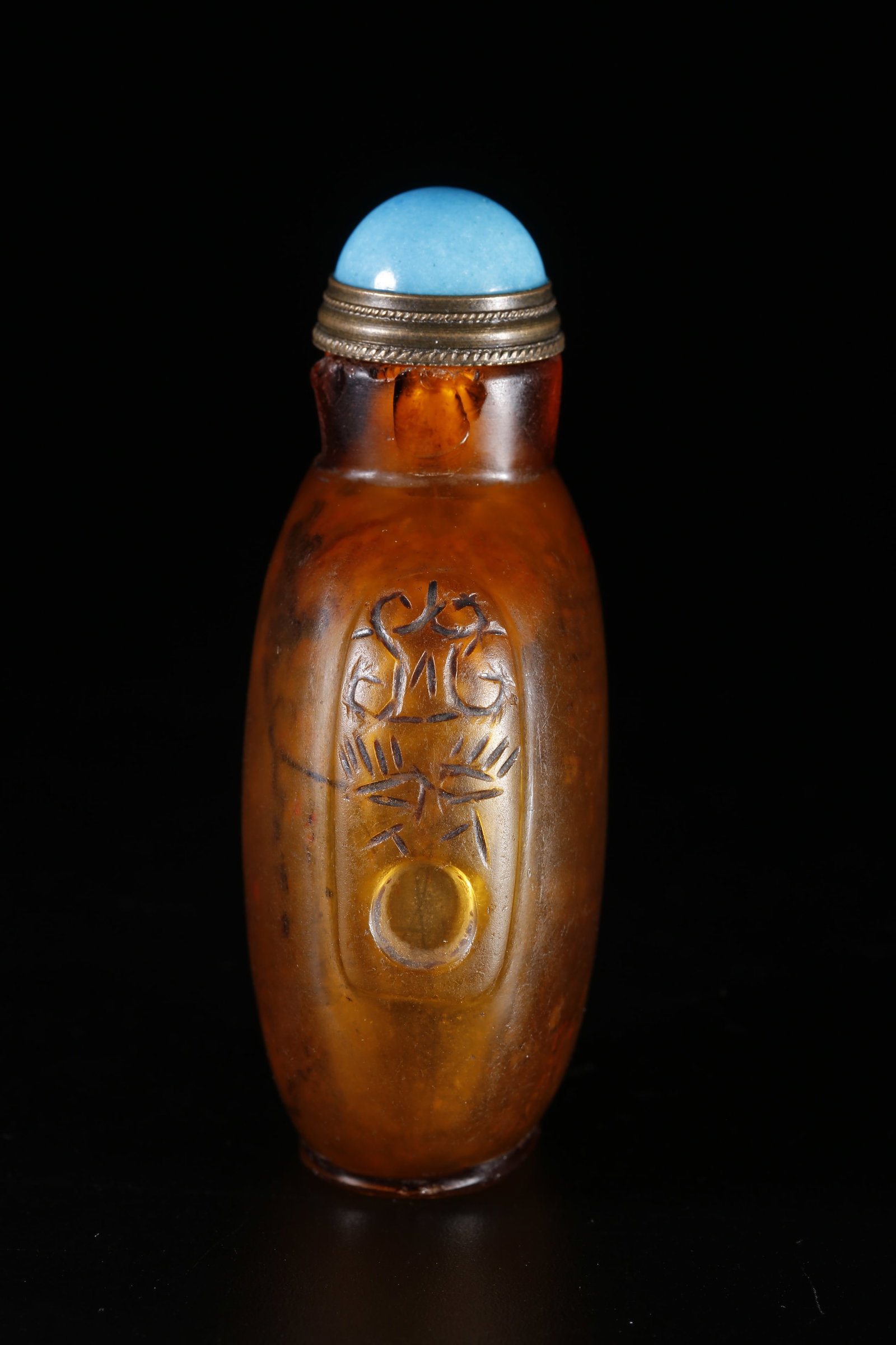 A CRYSTAL SNUFF BOTTLE - 4
