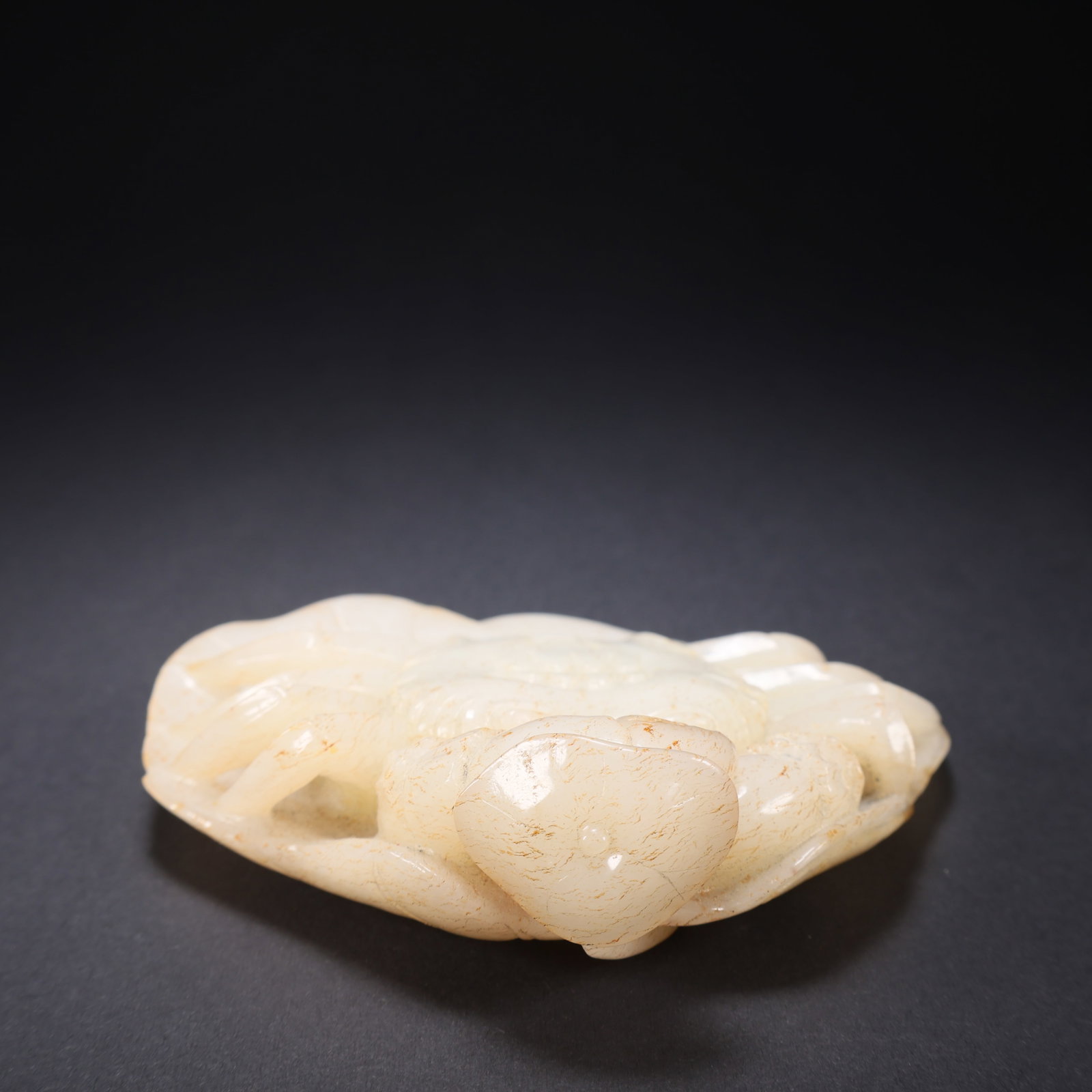 A HETIAN JADE CRAB - 2