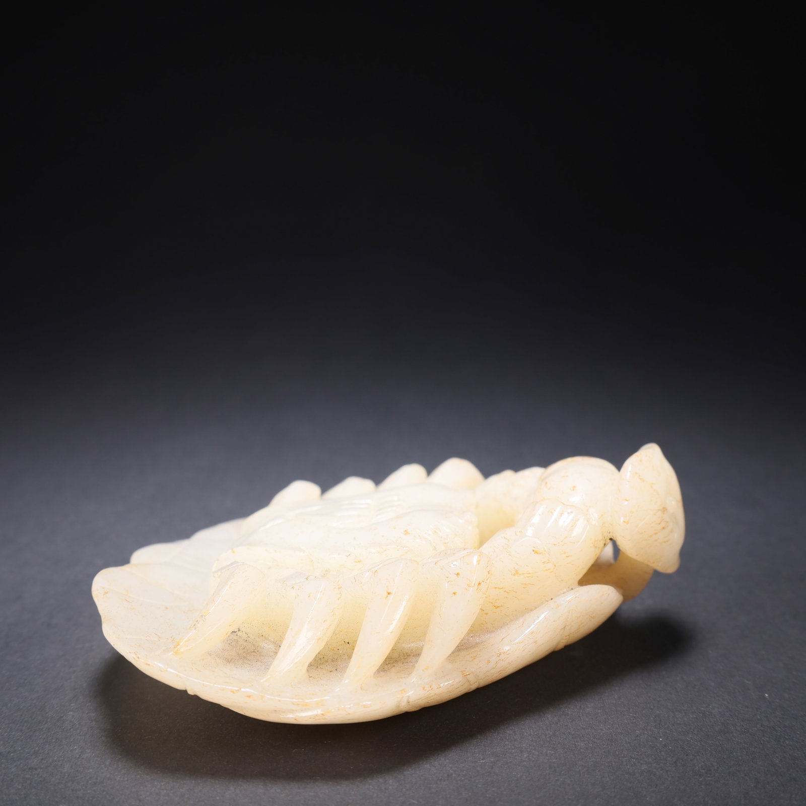 A HETIAN JADE CRAB - 4