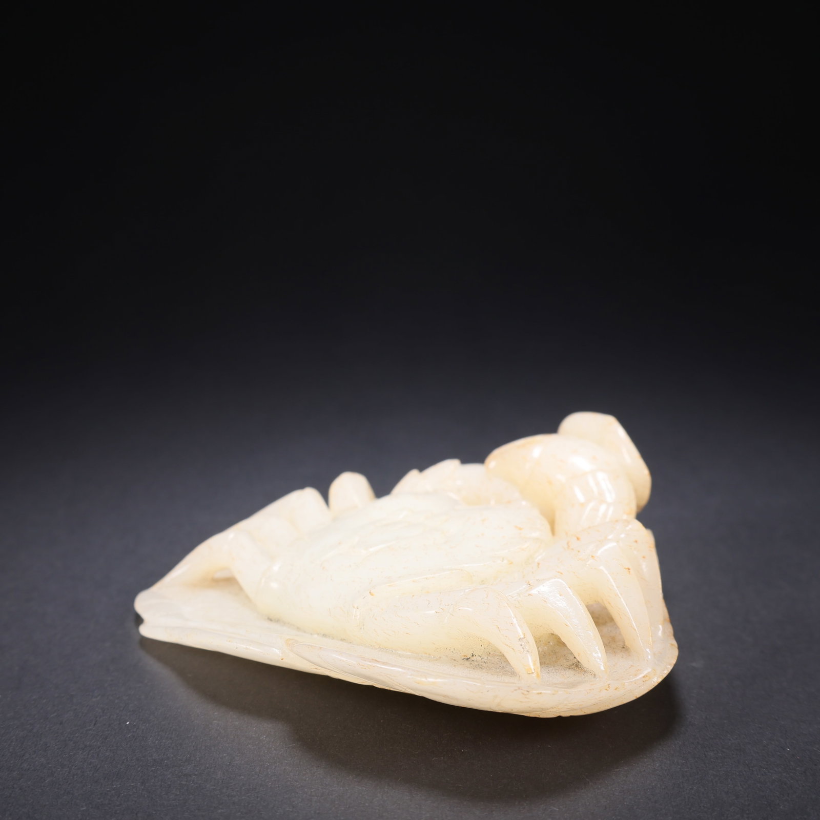 A HETIAN JADE CRAB - 5