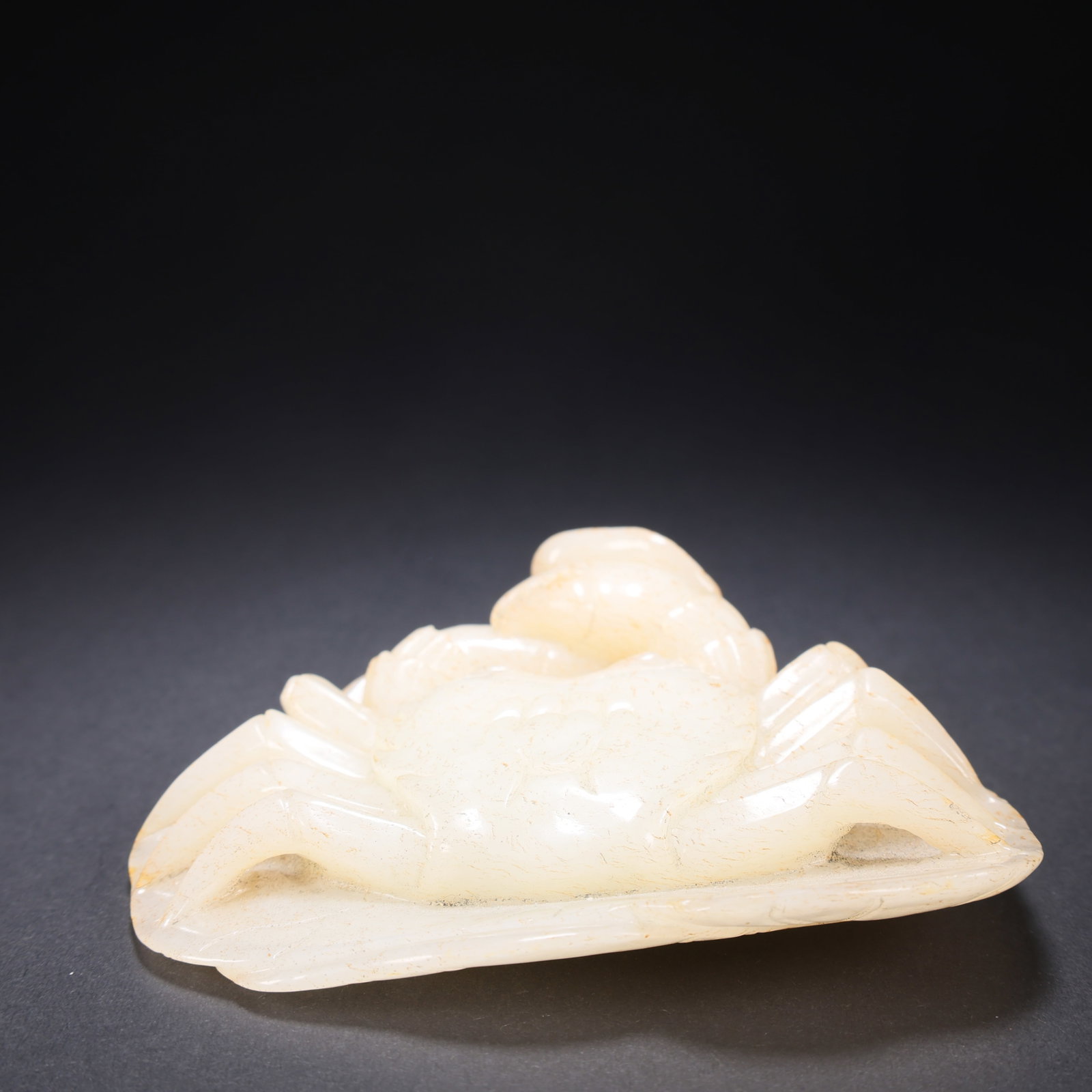 A HETIAN JADE CRAB - 6